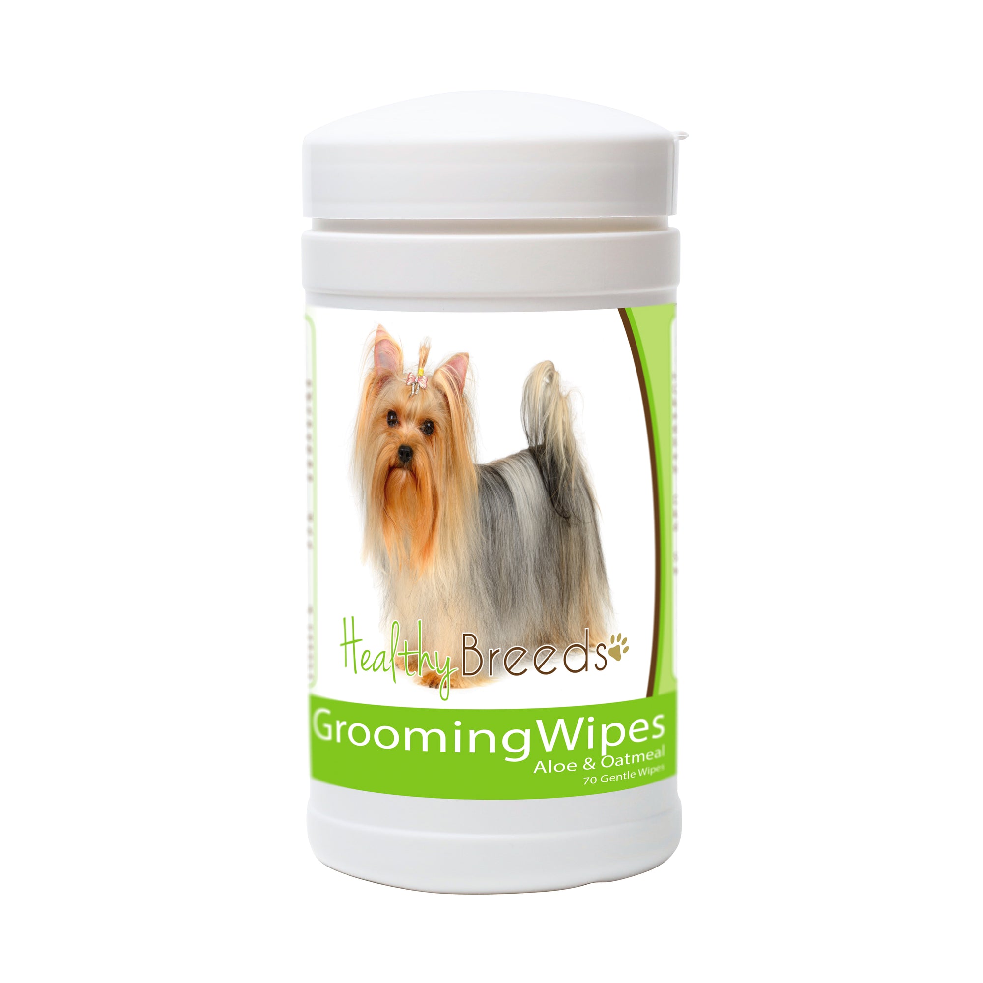 Healthy Breeds Yorkshire Terrier Grooming Wipes 70 Count