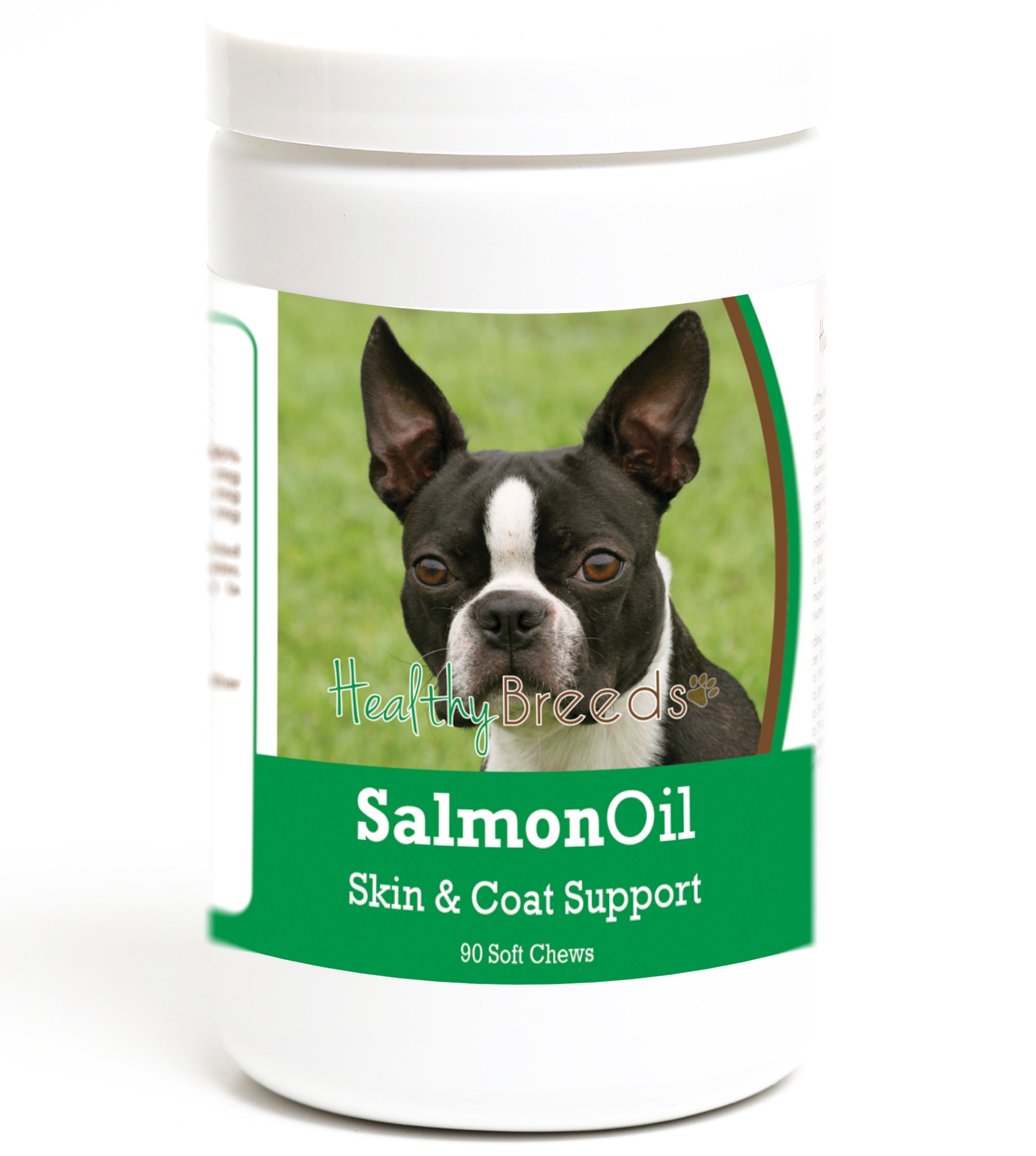 Healthy Breeds Boston Terrier Salmon Oil Soft Chews 90 Count