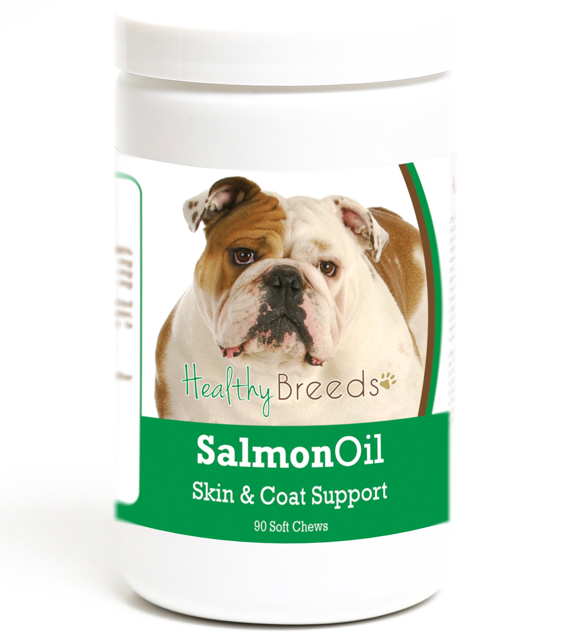 Healthy Breeds Bulldog Salmon Oil Soft Chews 90 Count