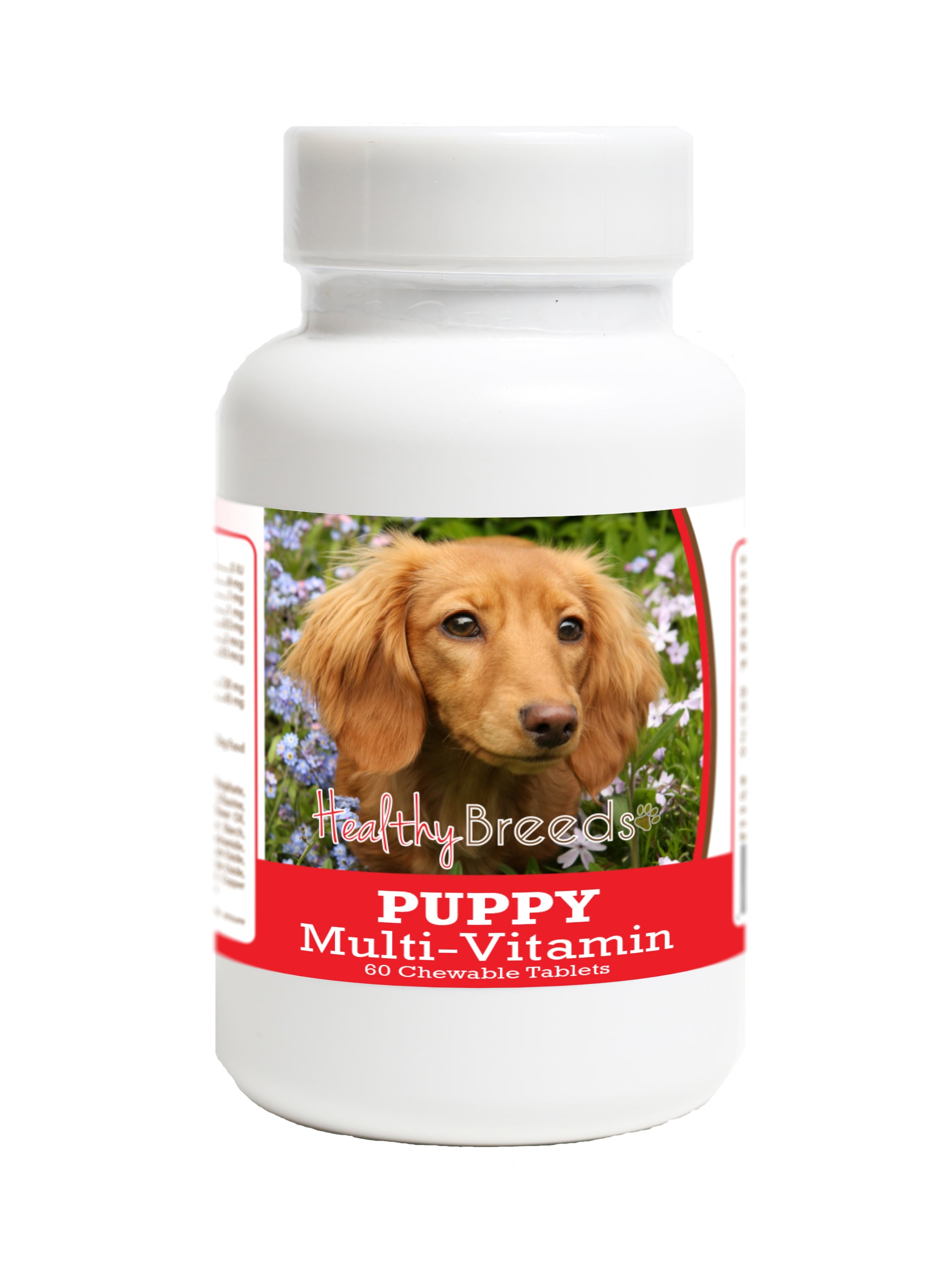 Healthy Breeds Dachshund Puppy Dog Multivitamin Tablet 60 Count
