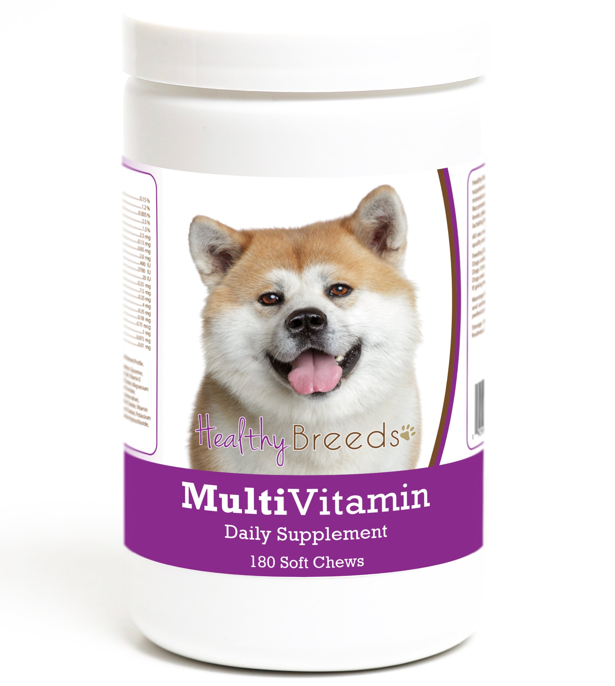 Healthy Breeds Akita Multivitamin Soft Chew for Dogs 180 Count