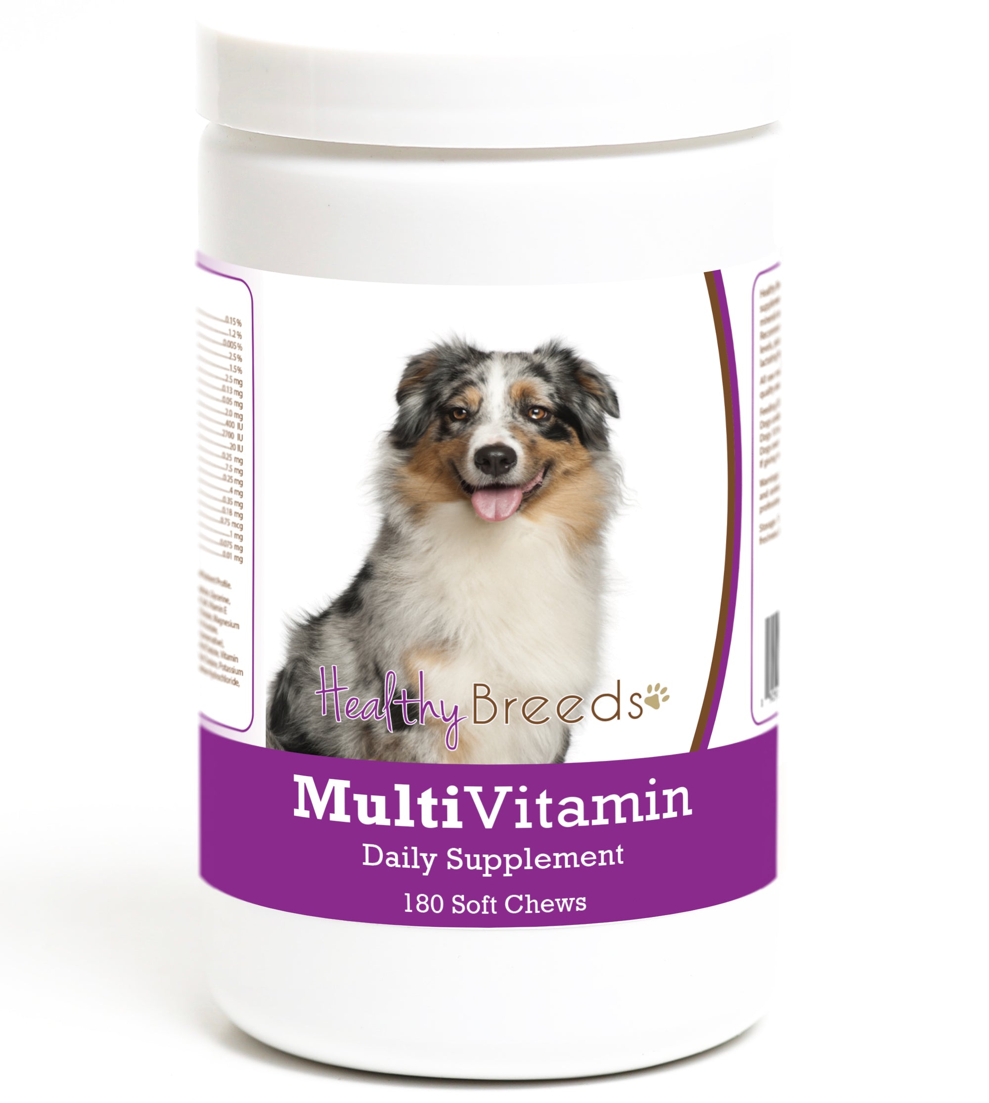 Healthy Breeds Australian Shepherd Multivitamin Soft Chew for Dogs 180 Count