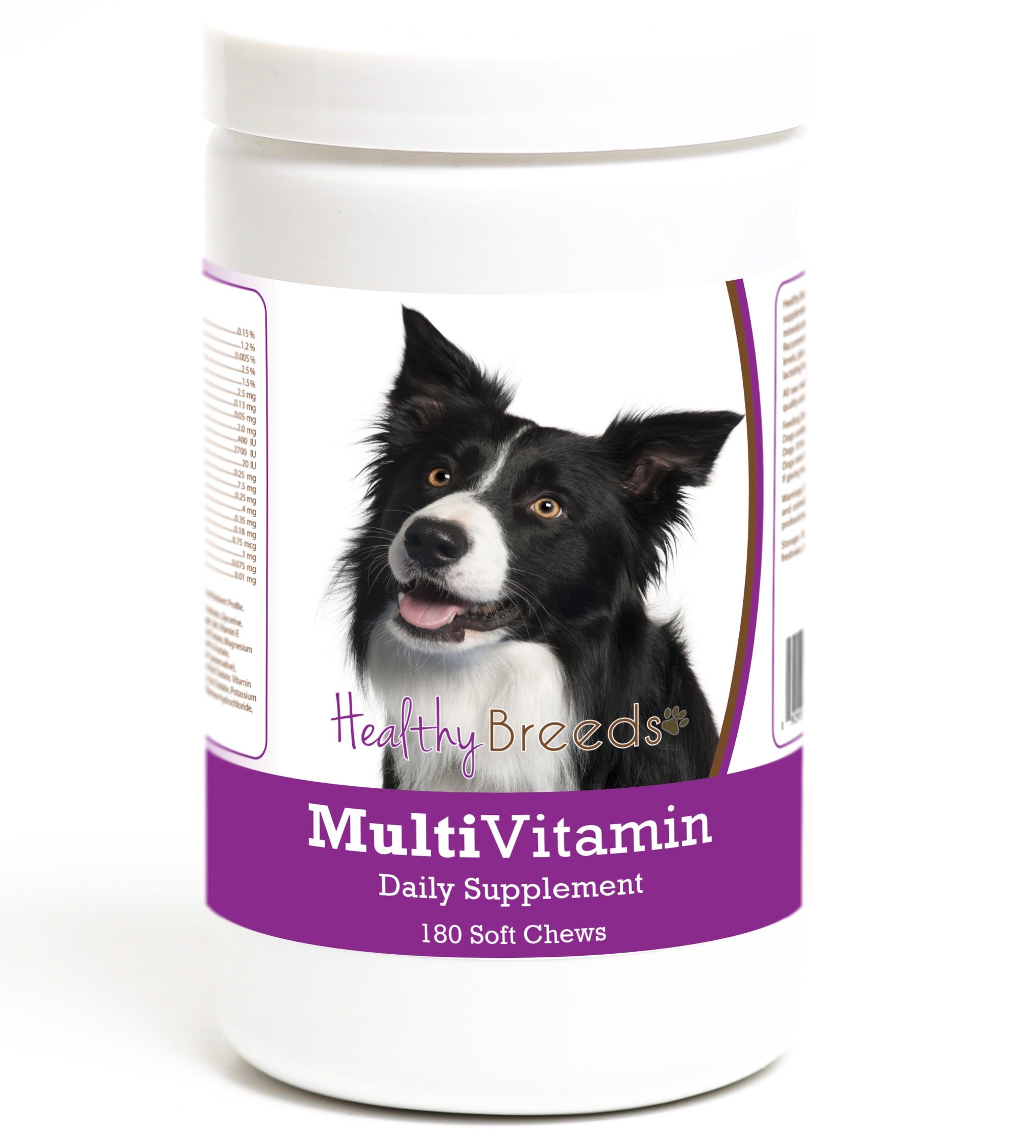 Healthy Breeds Border Collie Multivitamin Soft Chew for Dogs 180 Count