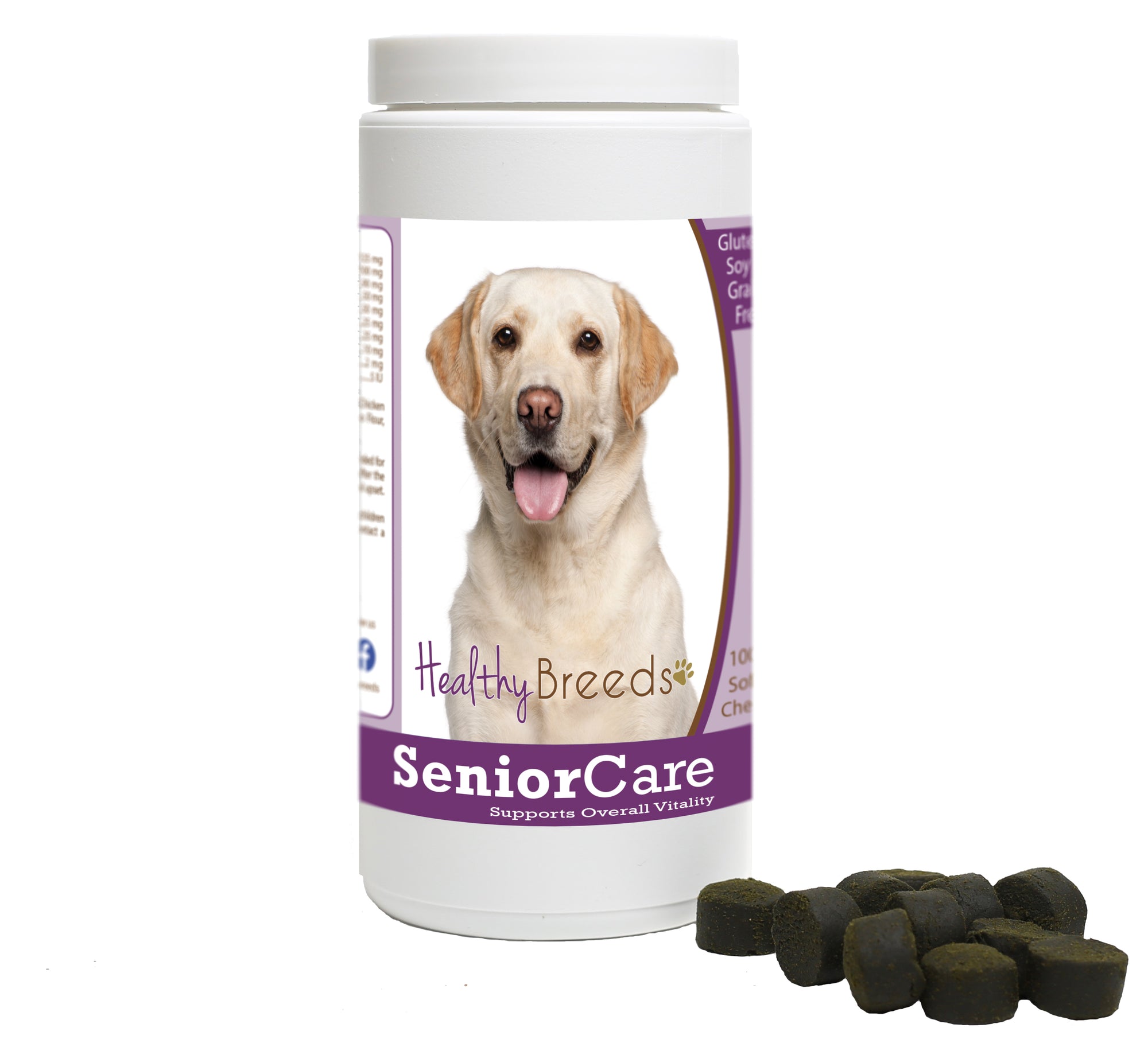 Healthy Breeds Labrador Retriever Senior Dog Care Soft Chews 100 Count