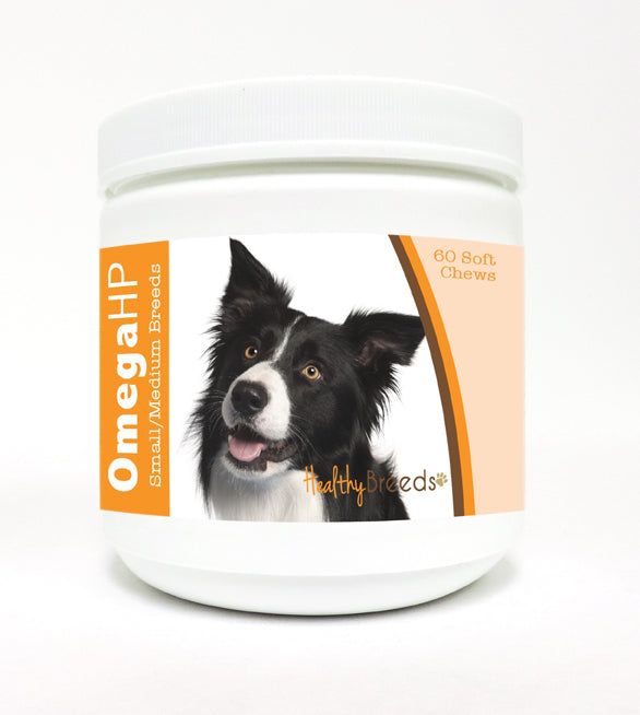 Healthy Breeds Border Collie Omega HP Fatty Acid Skin and Coat Support Soft Chews 60 Count
