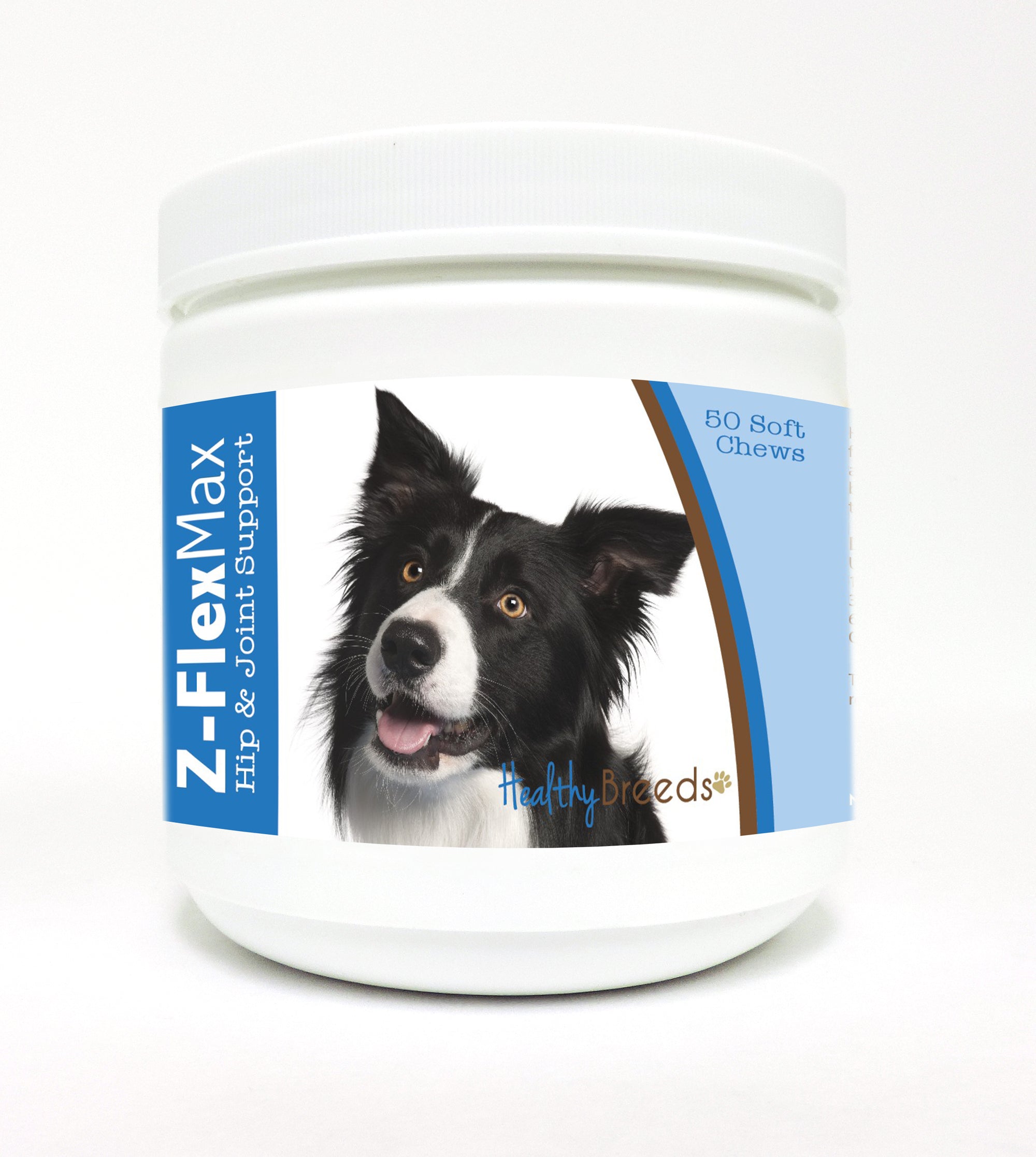 Healthy Breeds Border Collie Z-Flex Max Hip and Joint Soft Chews 50 Count