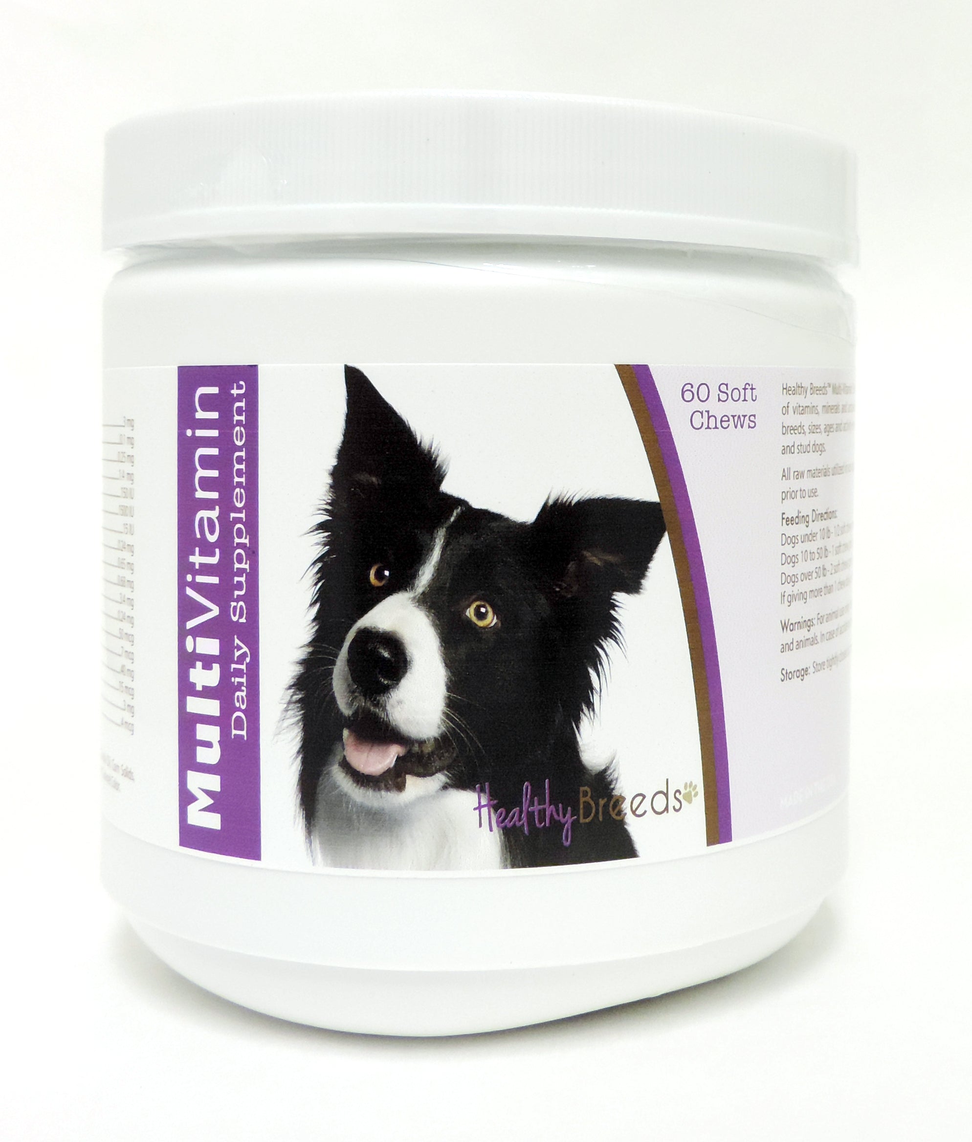 Healthy Breeds Border Collie Multi-Vitamin Soft Chews 60 Count