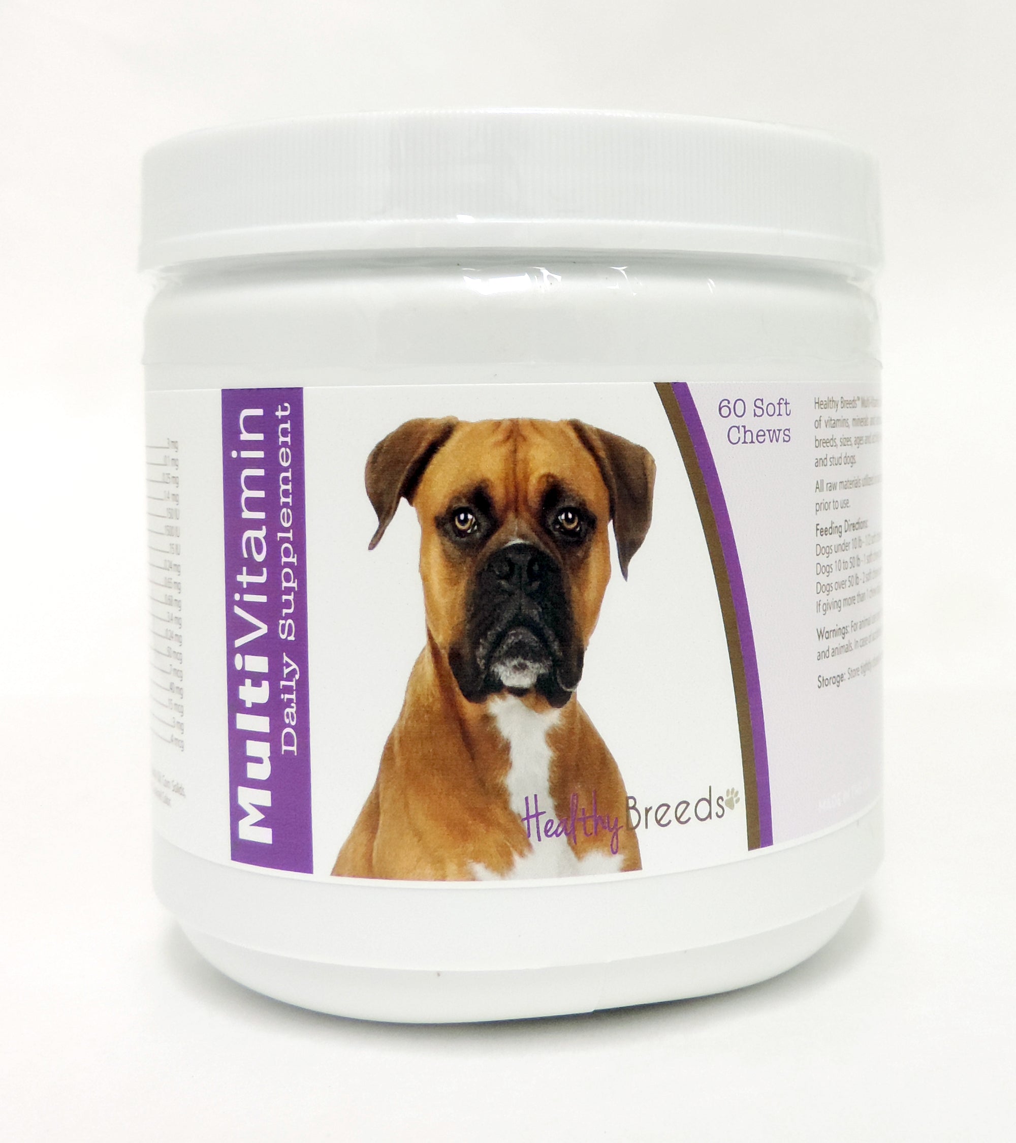 Healthy Breeds Boxer Multi-Vitamin Soft Chews 60 Count