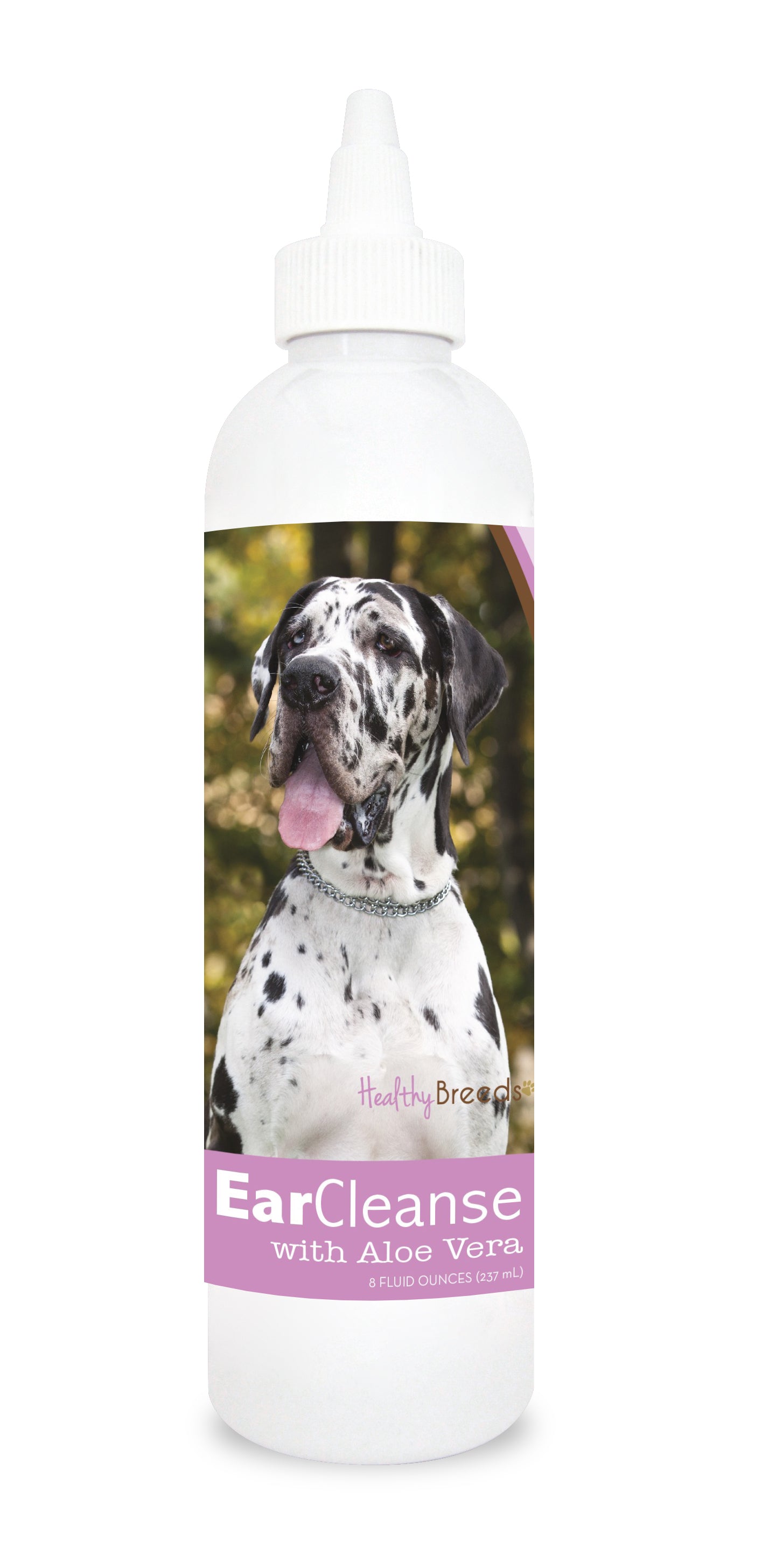 Healthy Breeds Great Dane Ear Cleanse with Aloe Vera Sweet Pea and Vanilla 8 oz
