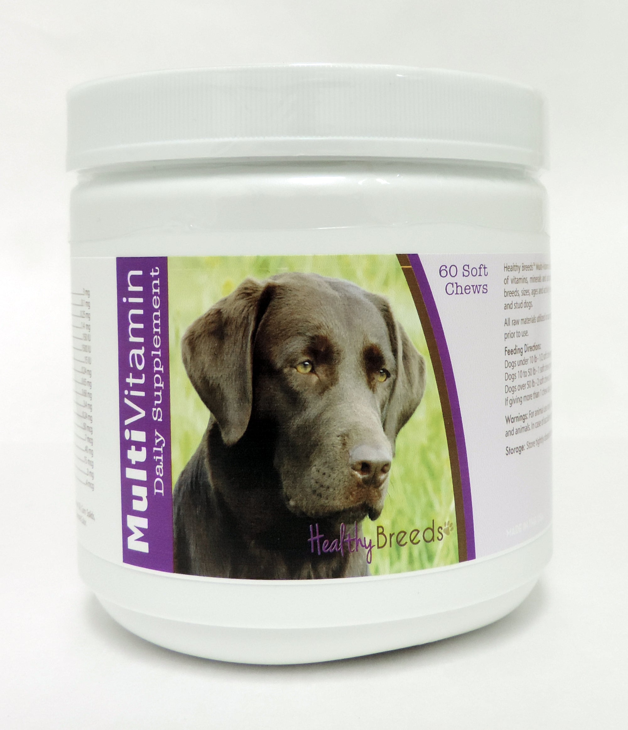 Healthy Breeds Labrador Retriever Multi-Vitamin Soft Chews 60 Count