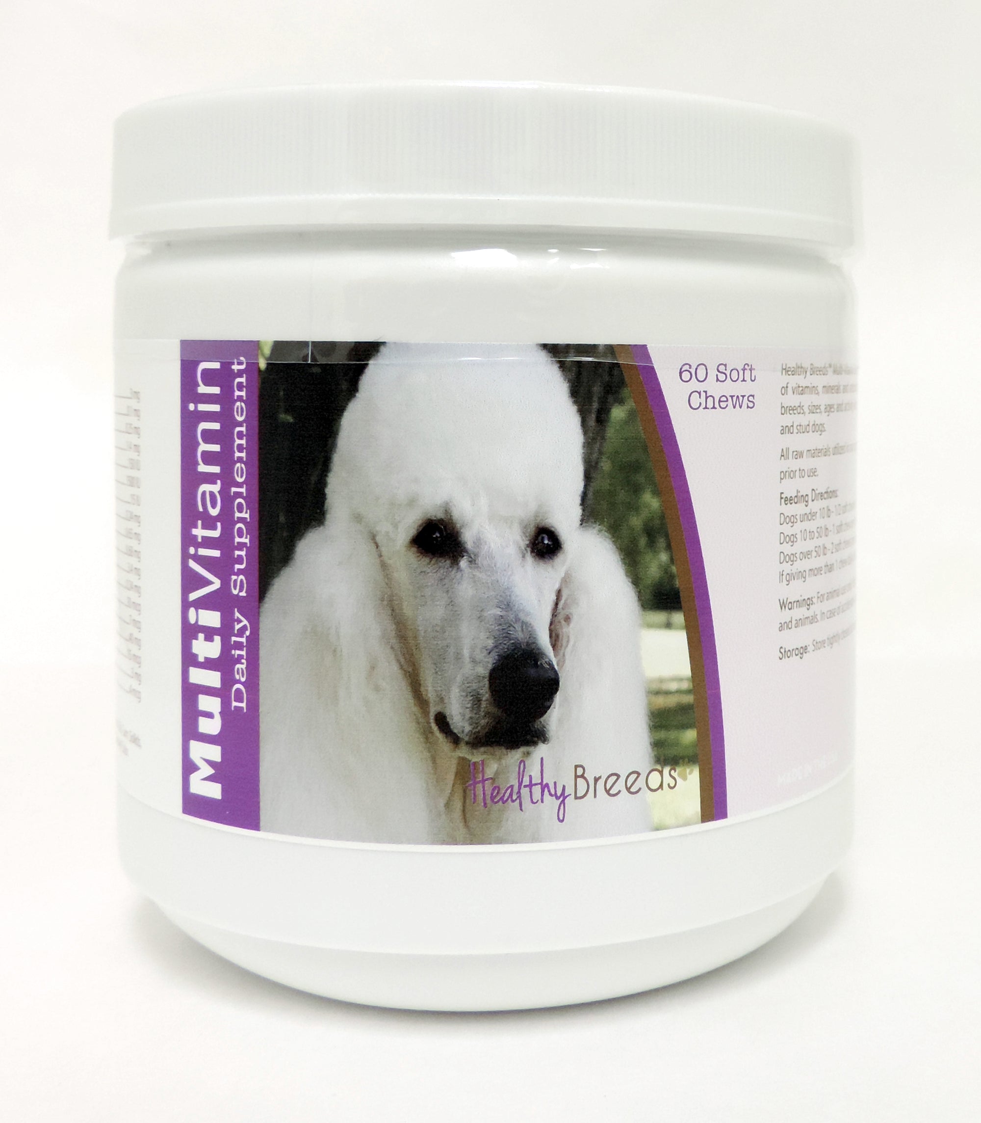 Healthy Breeds Poodle Multi-Vitamin Soft Chews 60 Count