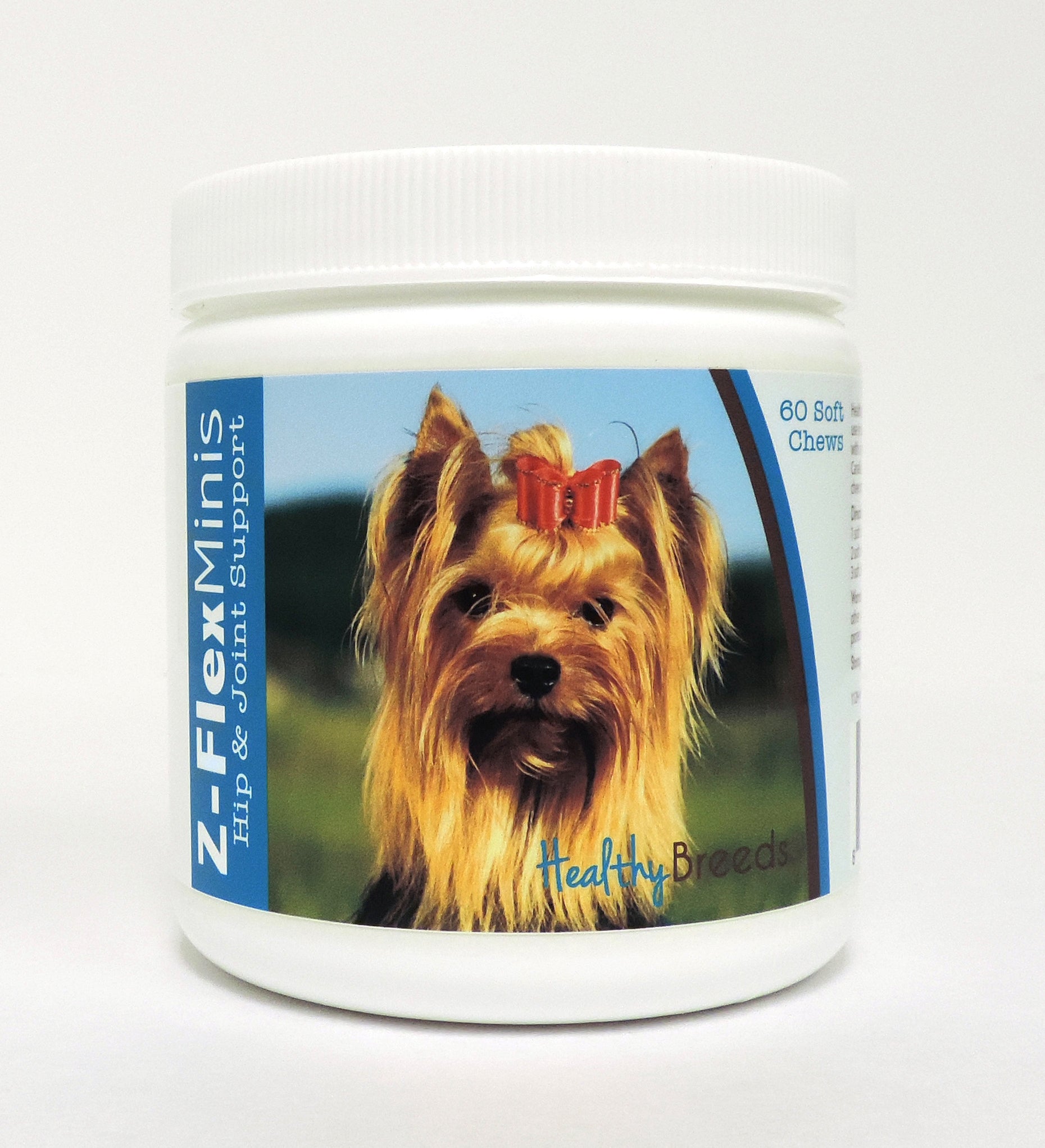 Healthy Breeds Yorkshire Terrier Z-Flex Minis Hip and Joint Support Soft Chews 60 Count