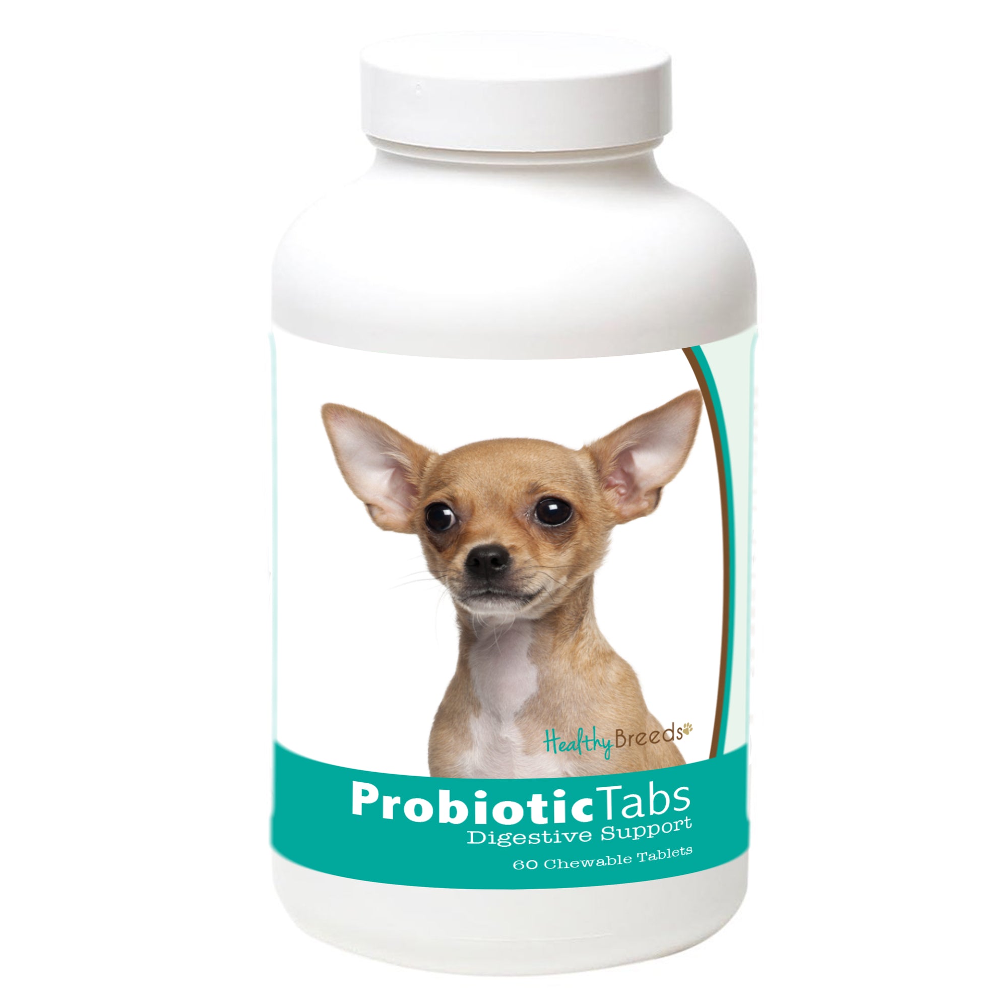 Healthy Breeds Chihuahua Probiotic and Digestive Support for Dogs 60 Count