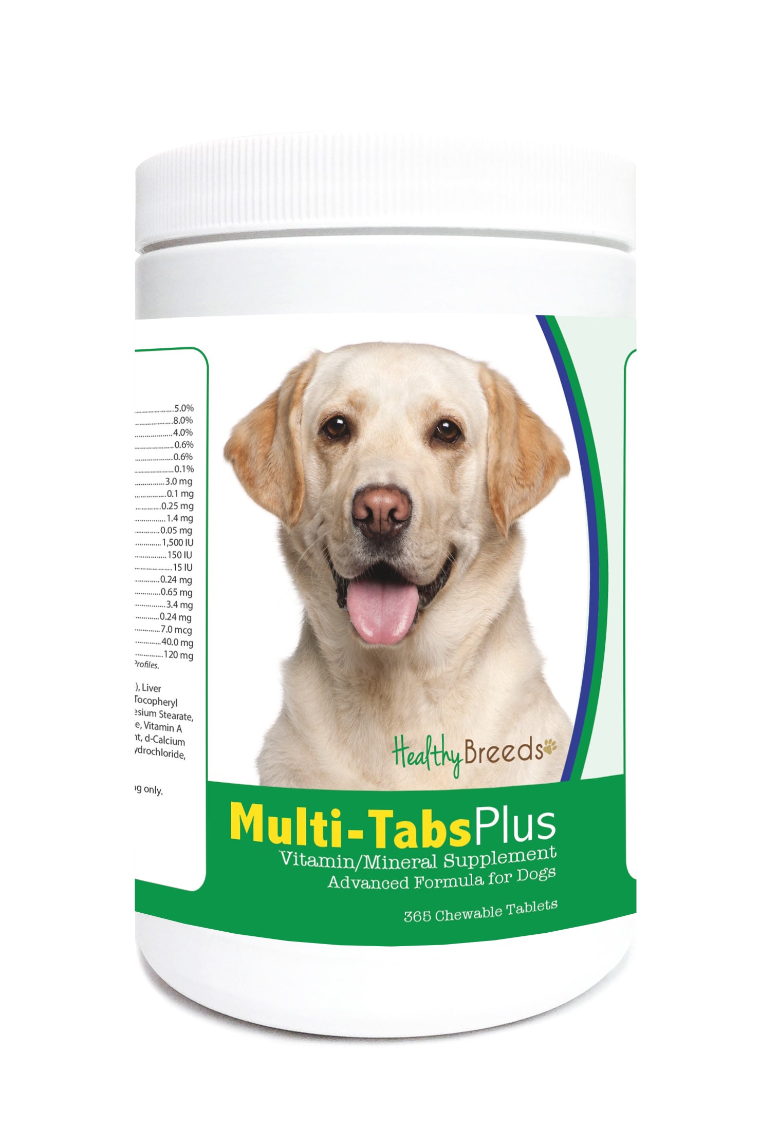 Healthy Breeds Labrador Retriever Multi-Tabs Plus Chewable Tablets 365 Count