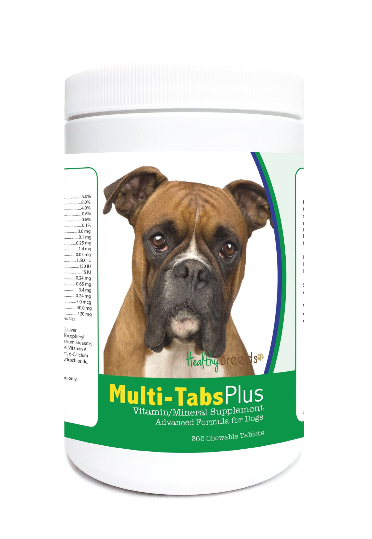 Healthy Breeds Boxer Multi-Tabs Plus Chewable Tablets 365 Count