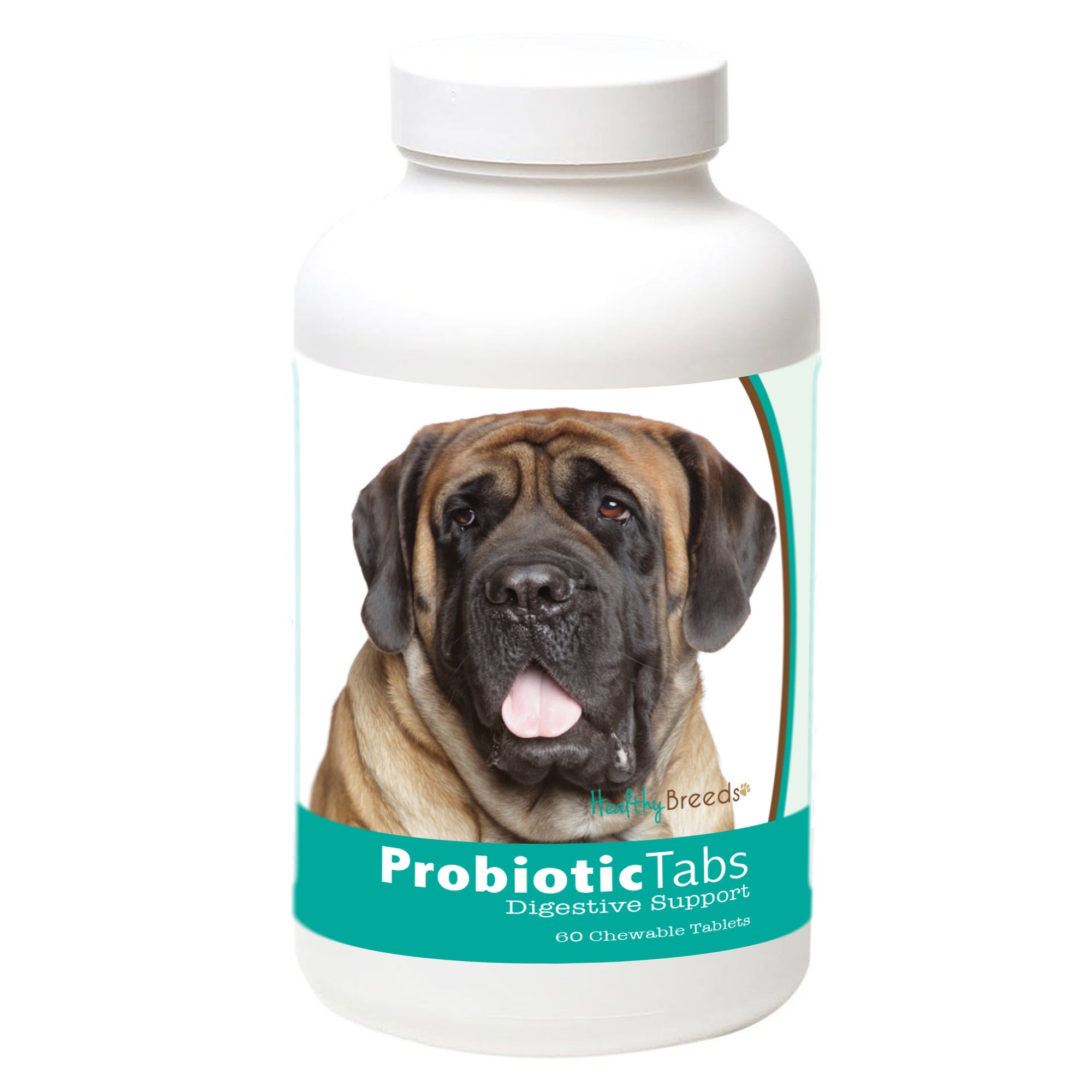 Healthy Breeds Mastiff Probiotic and Digestive Support for Dogs 60 Count