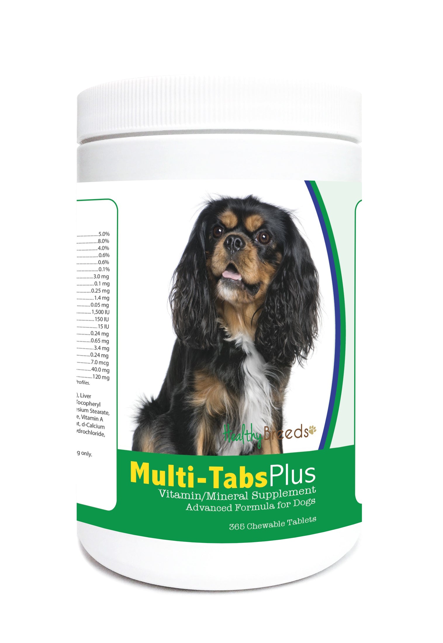 Healthy Breeds Cavalier King Charles Spaniel Multi-Tabs Plus Chewable Tablets 365 Count