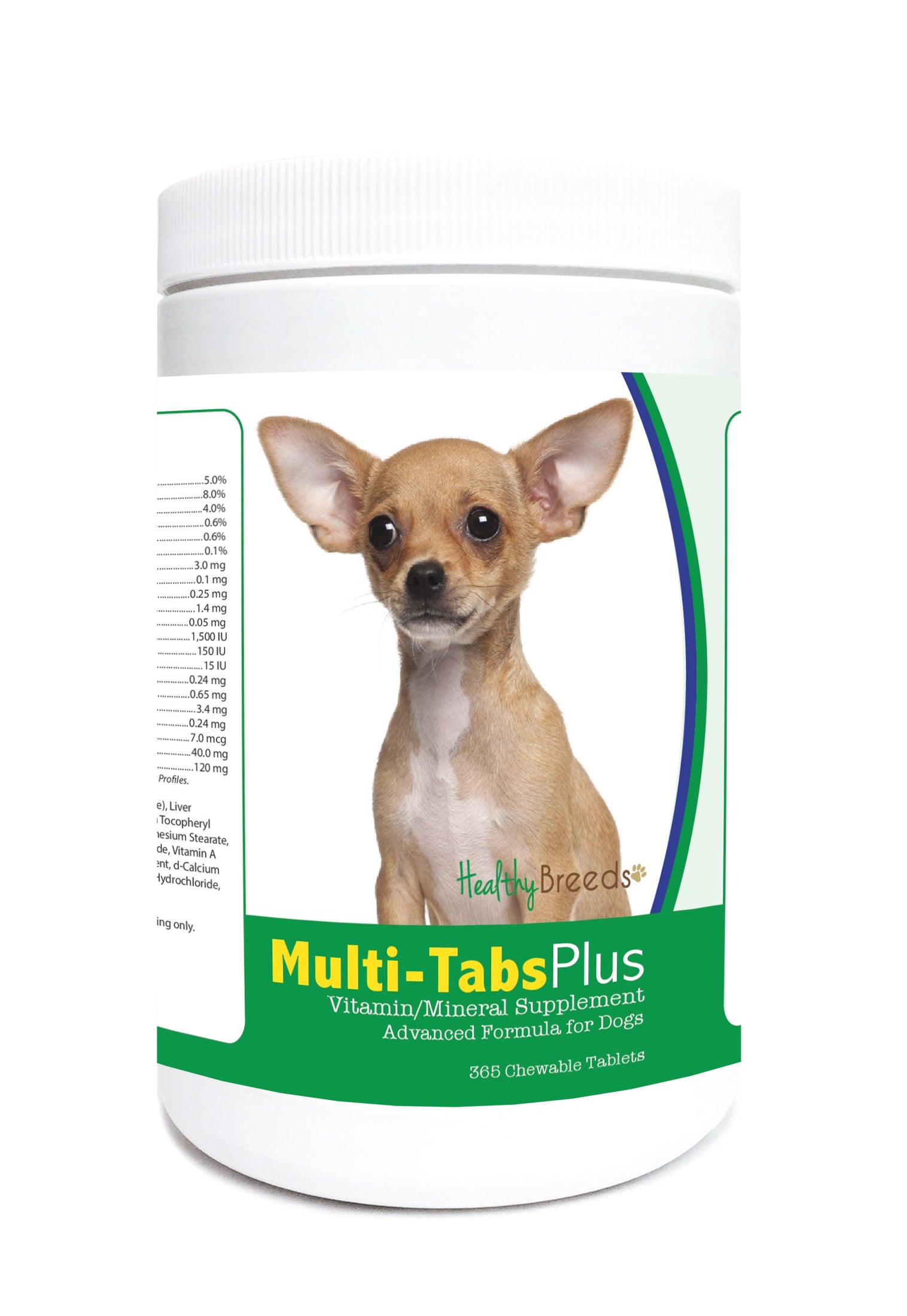 Healthy Breeds Chihuahua Multi-Tabs Plus Chewable Tablets 365 Count