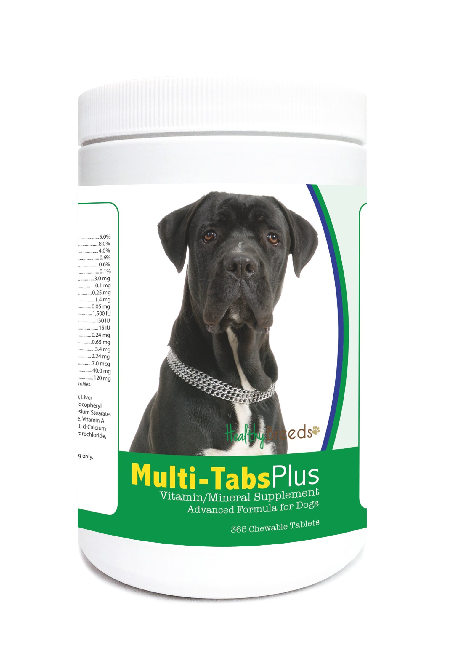 Healthy Breeds Cane Corso Multi-Tabs Plus Chewable Tablets 365 Count