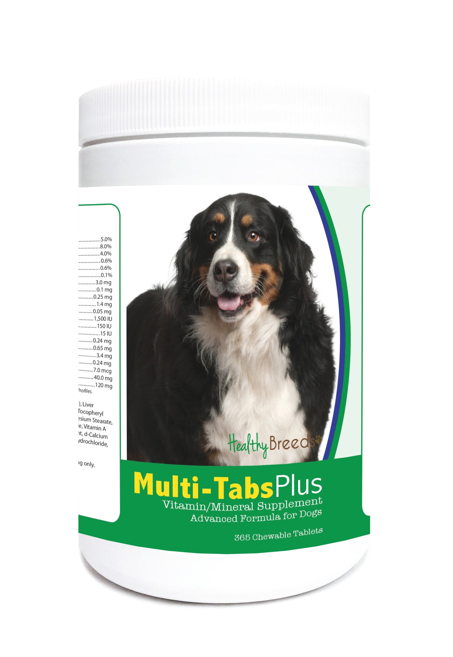 Healthy Breeds Bernese Mountain Dog Multi-Tabs Plus Chewable Tablets 365 Count