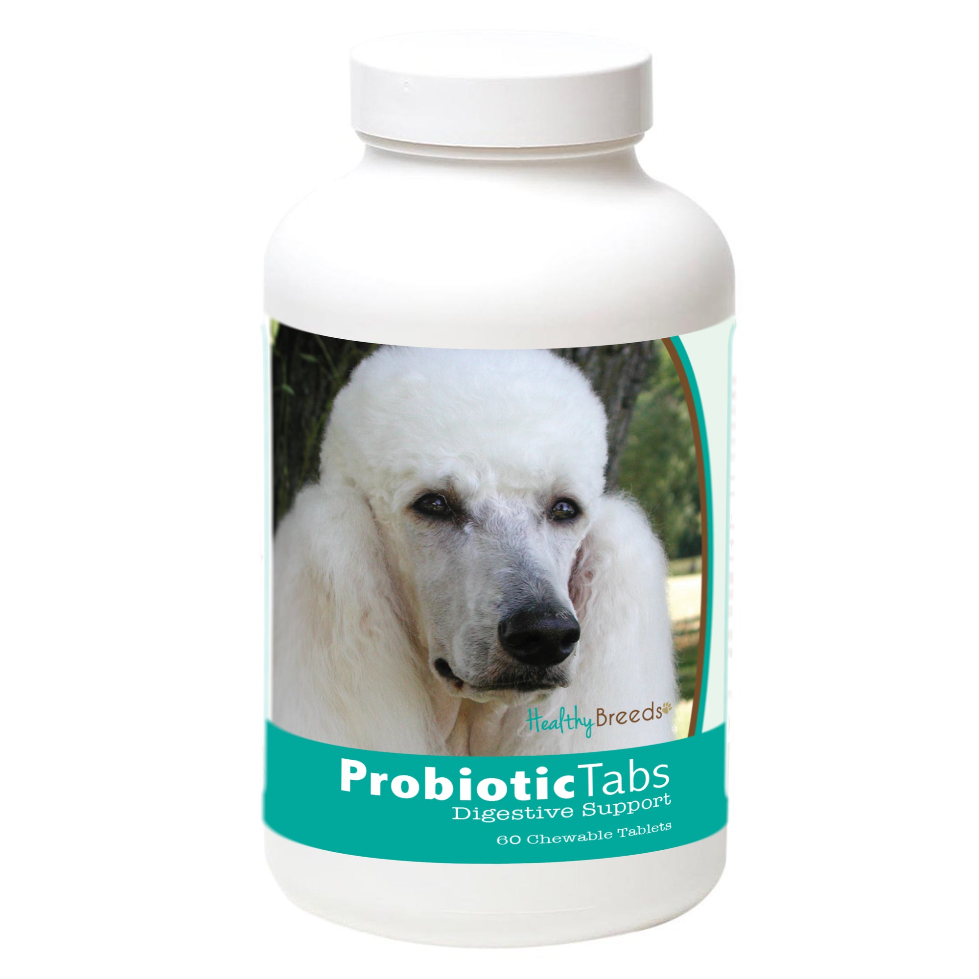 Healthy Breeds Poodle Probiotic and Digestive Support for Dogs 60 Count