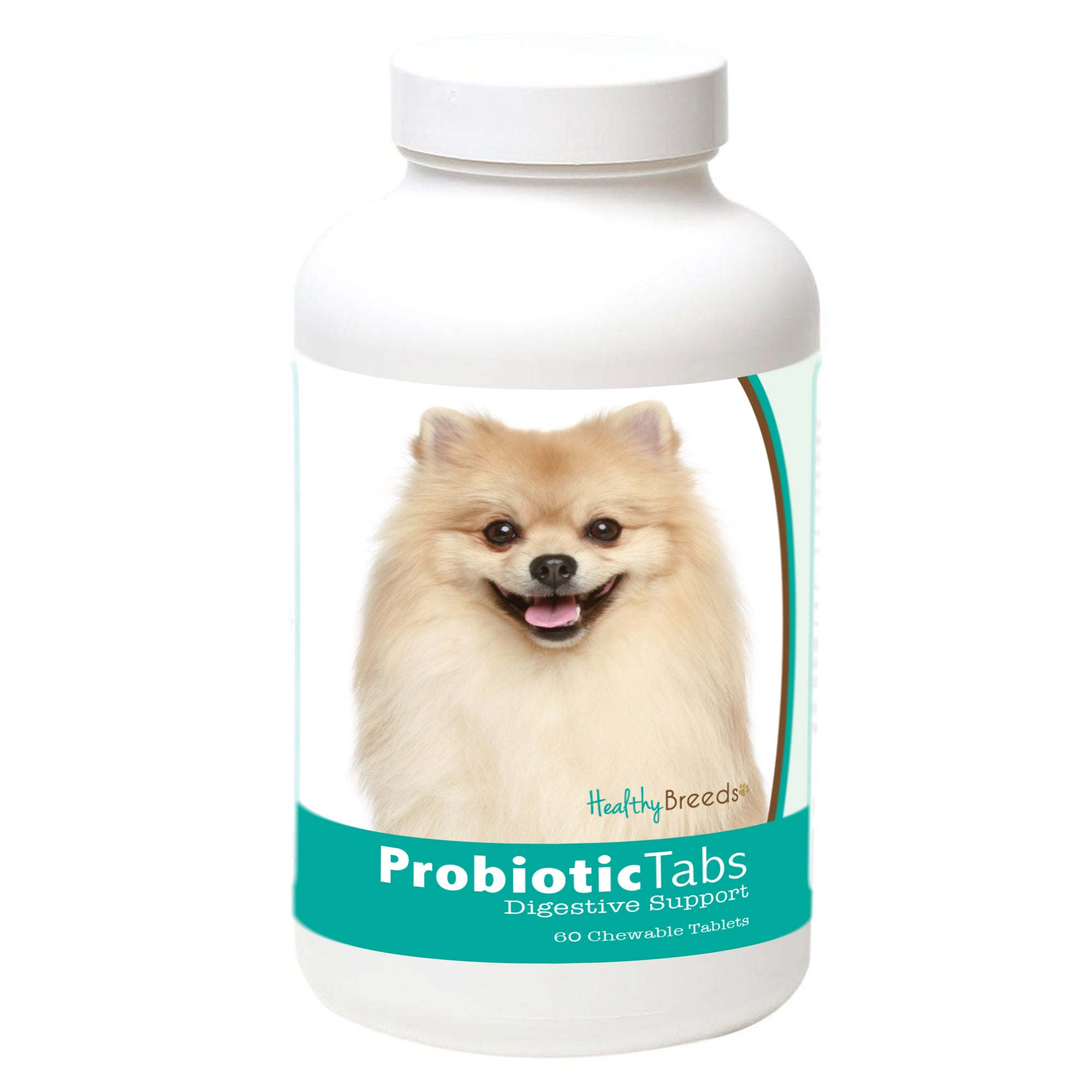 Healthy Breeds Pomeranian Probiotic and Digestive Support for Dogs 60 Count
