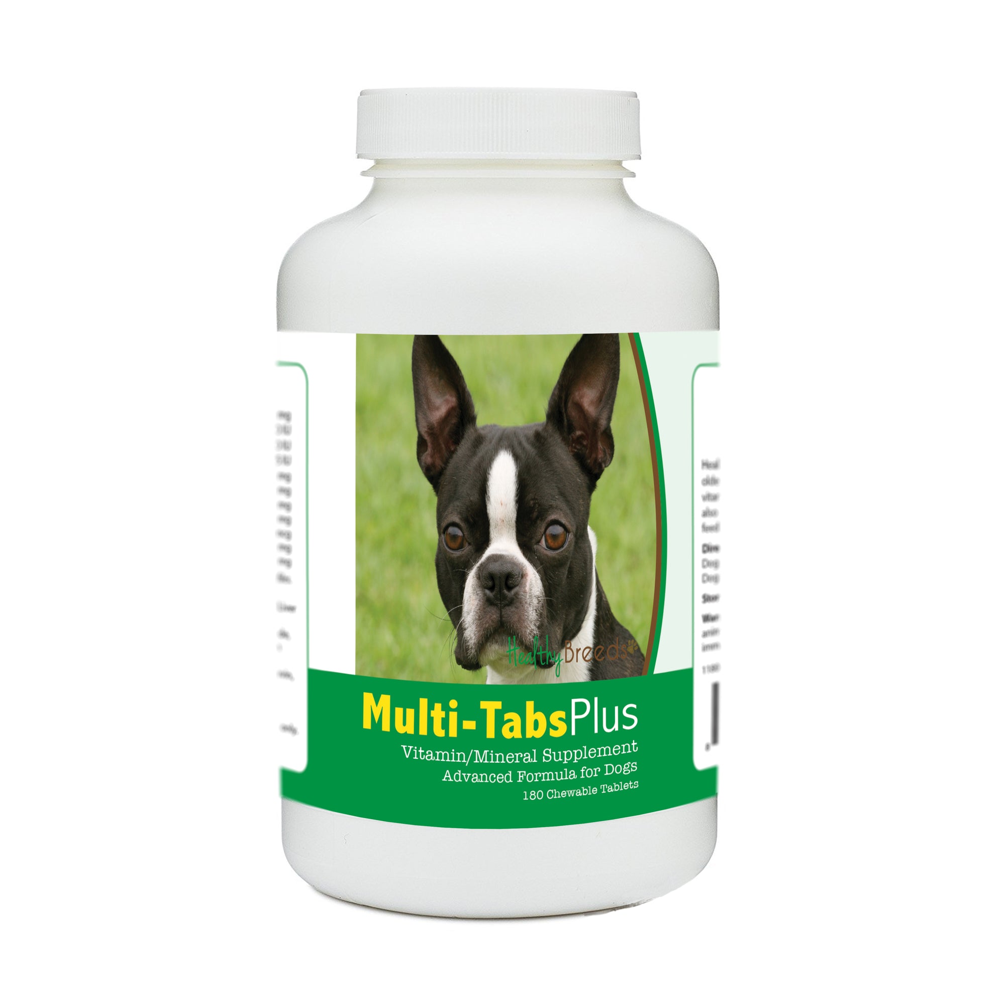Healthy Breeds Boston Terrier Multi-Tabs Plus Chewable Tablets 180 Count