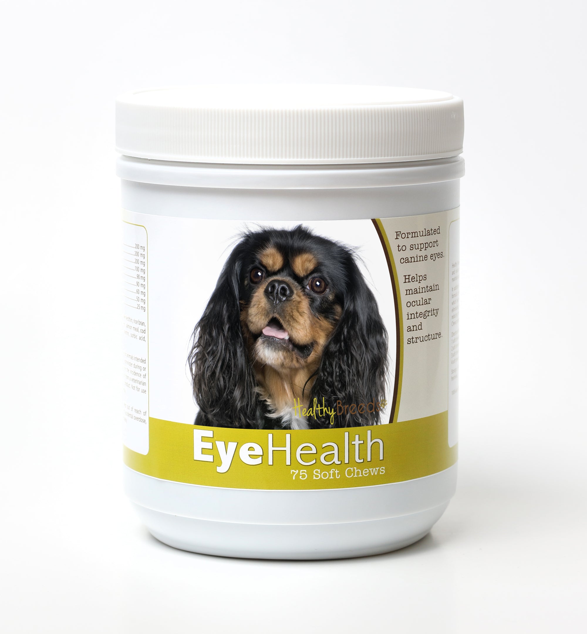 Healthy Breeds Cavalier King Charles Spaniel Eye Health Soft Chews 75 Count