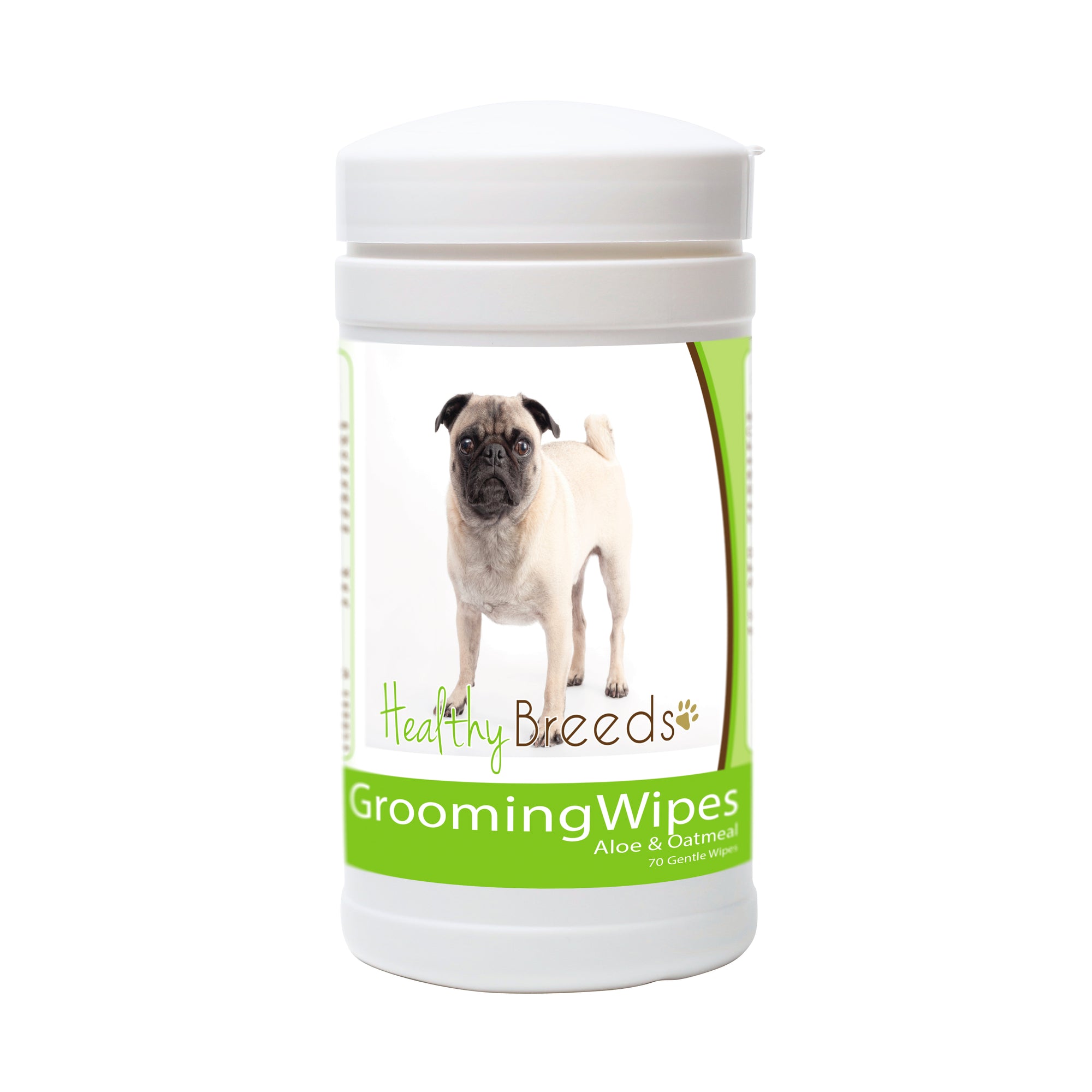 Healthy Breeds Pug Grooming Wipes 70 Count