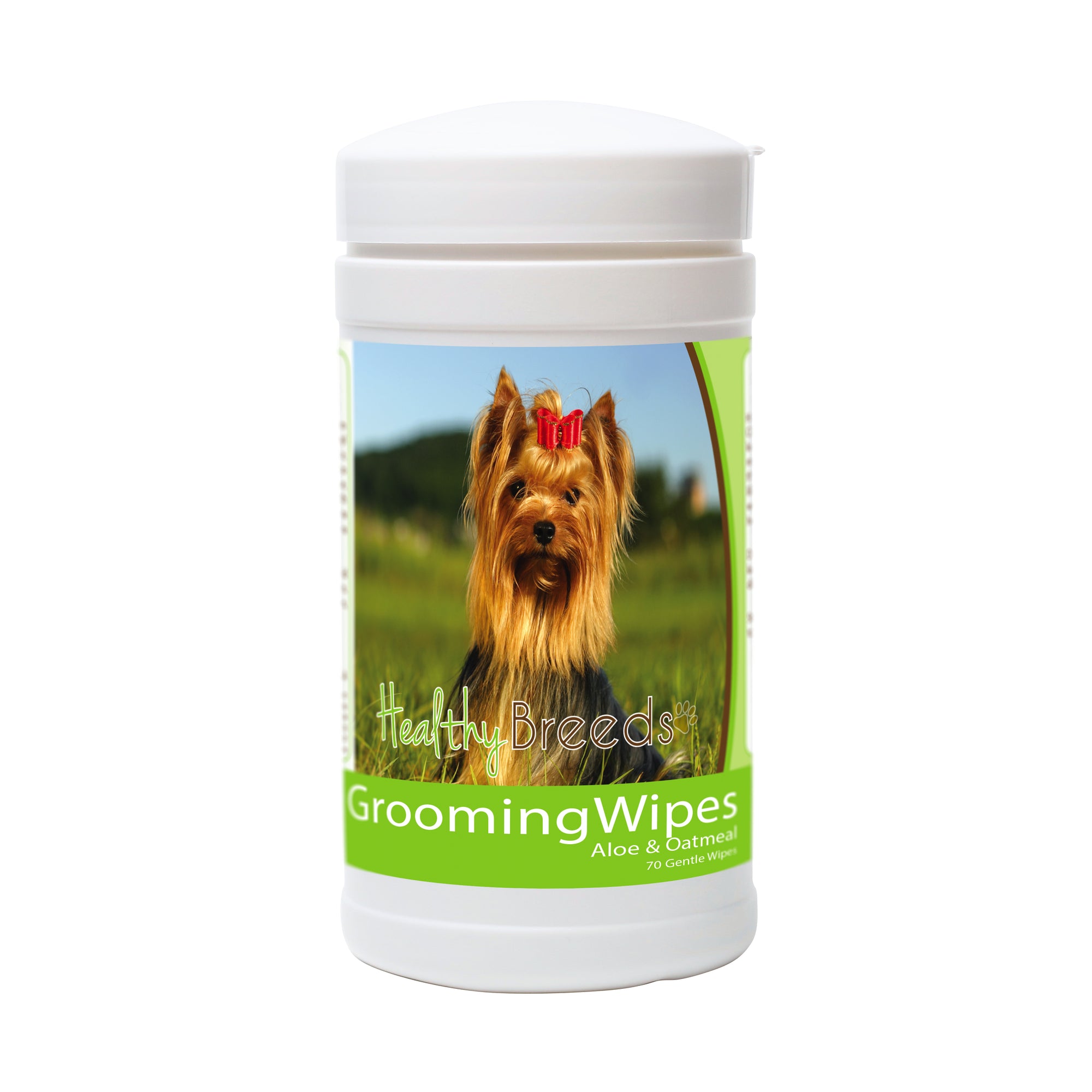 Healthy Breeds Yorkshire Terrier Grooming Wipes 70 Count