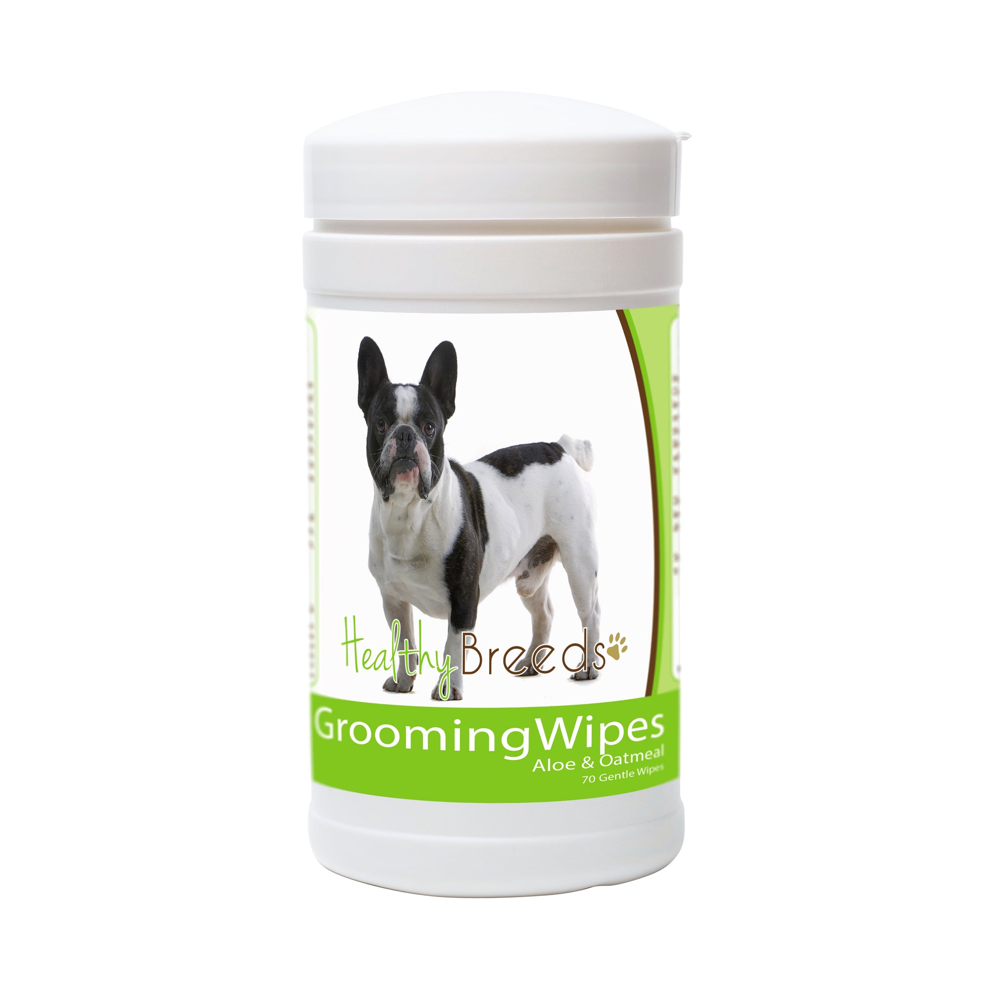 Healthy Breeds French Bulldog Grooming Wipes 70 Count