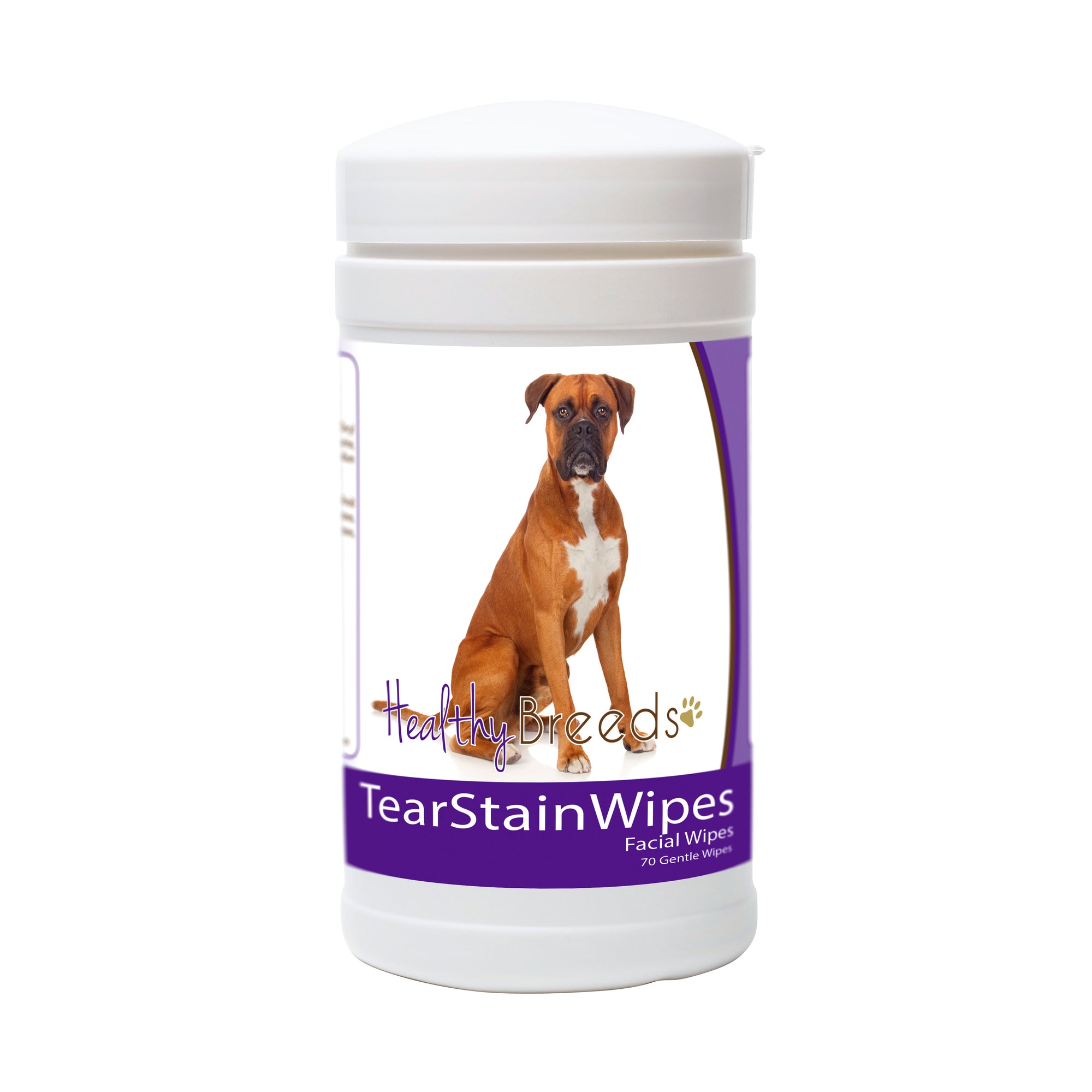 Healthy Breeds Boxer Tear Stain Wipes 70 Count