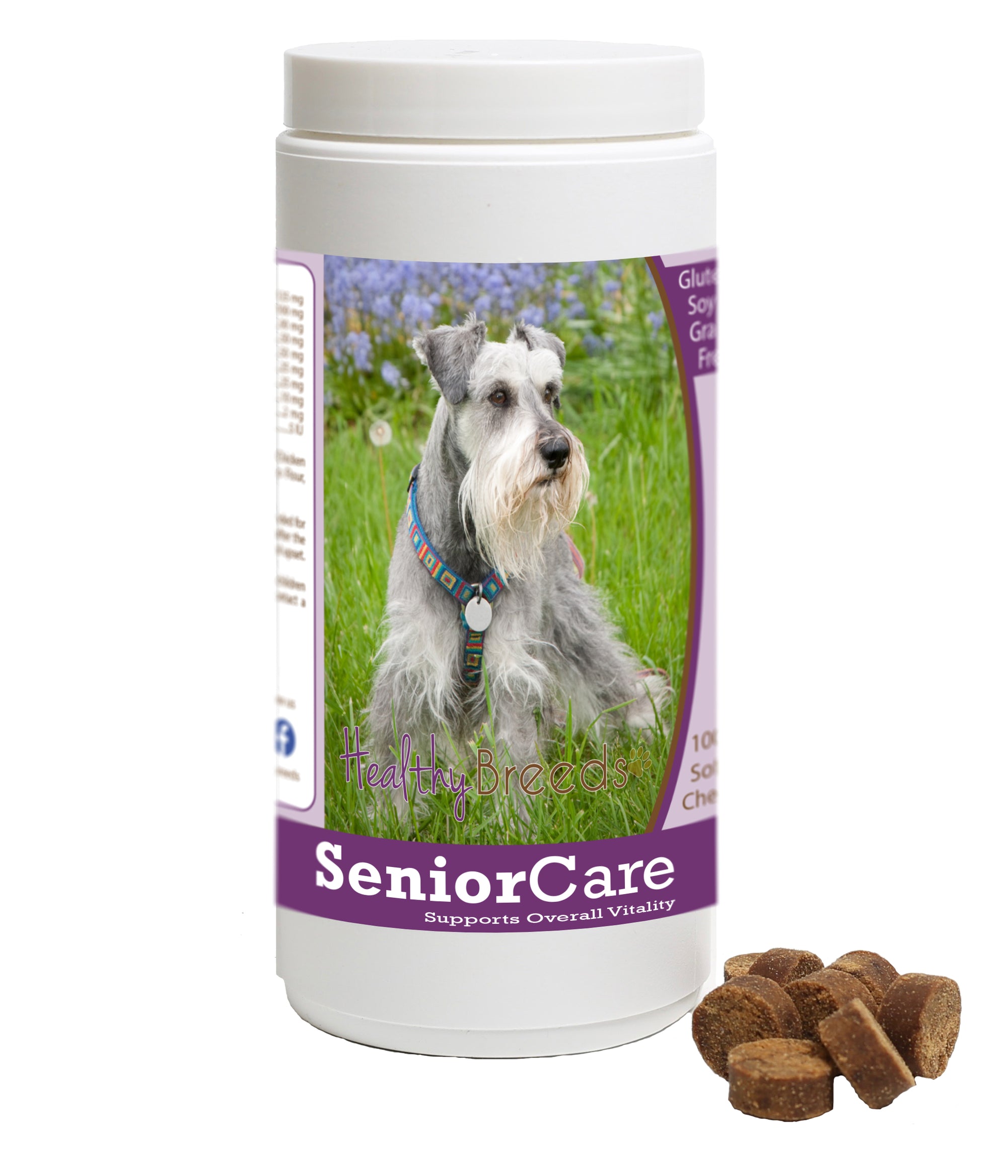 Healthy Breeds Miniature Schnauzer Senior Dog Care Soft Chews 100 Count
