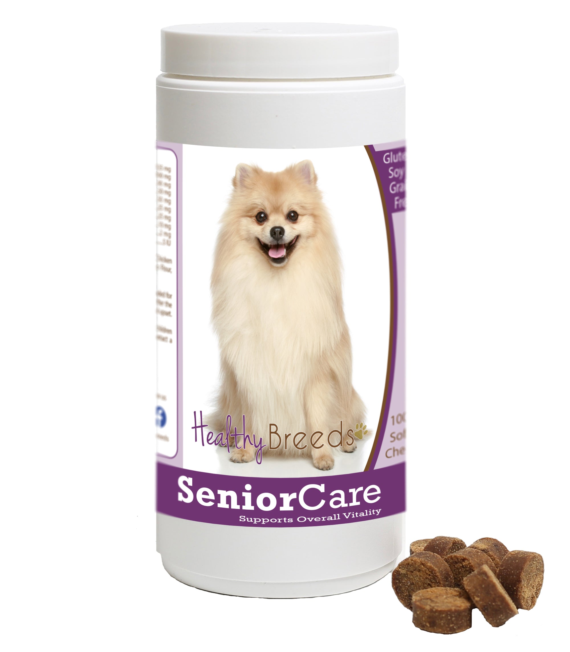 Healthy Breeds Pomeranian Senior Dog Care Soft Chews 100 Count