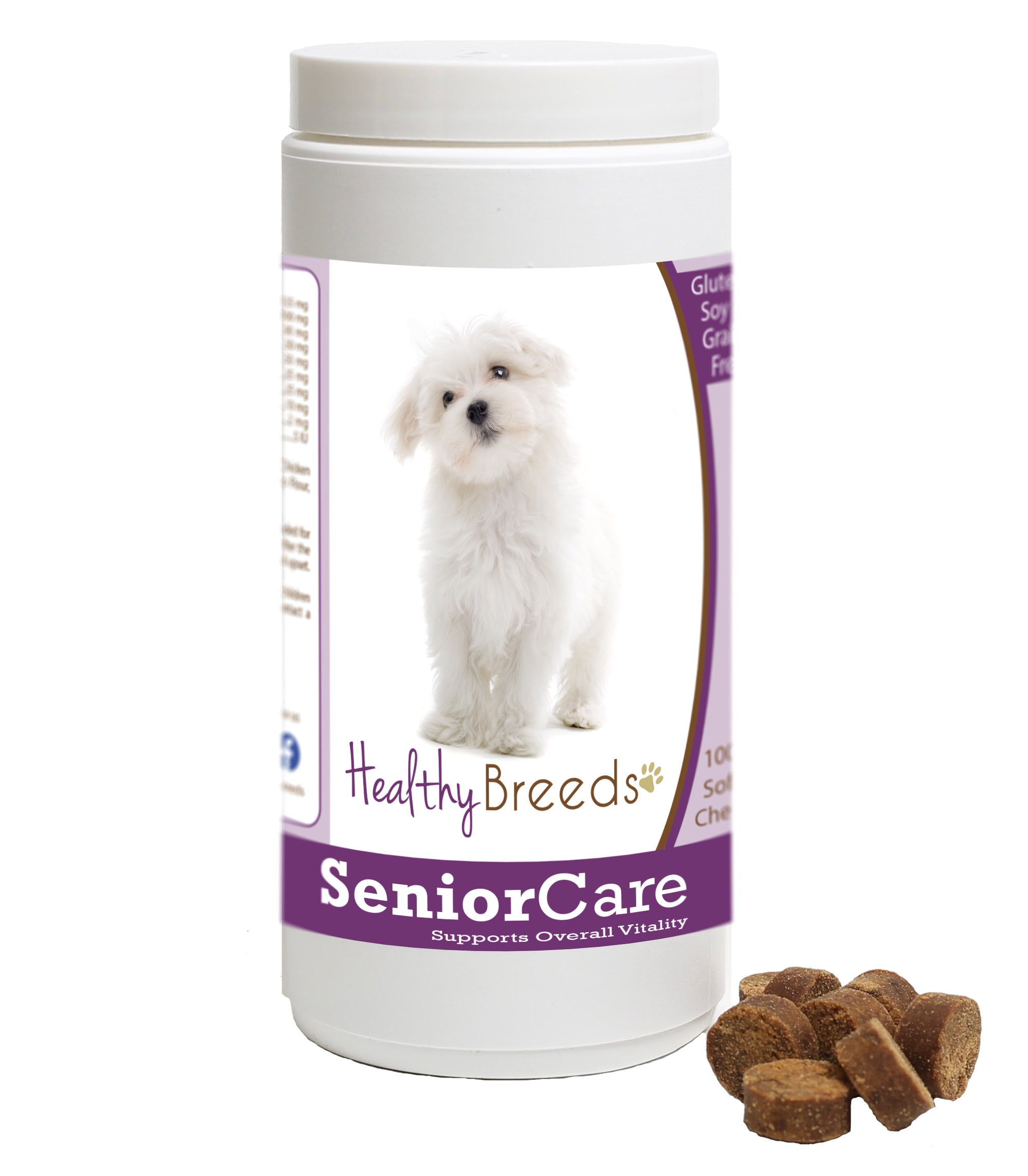 Healthy Breeds Maltese Senior Dog Care Soft Chews 100 Count
