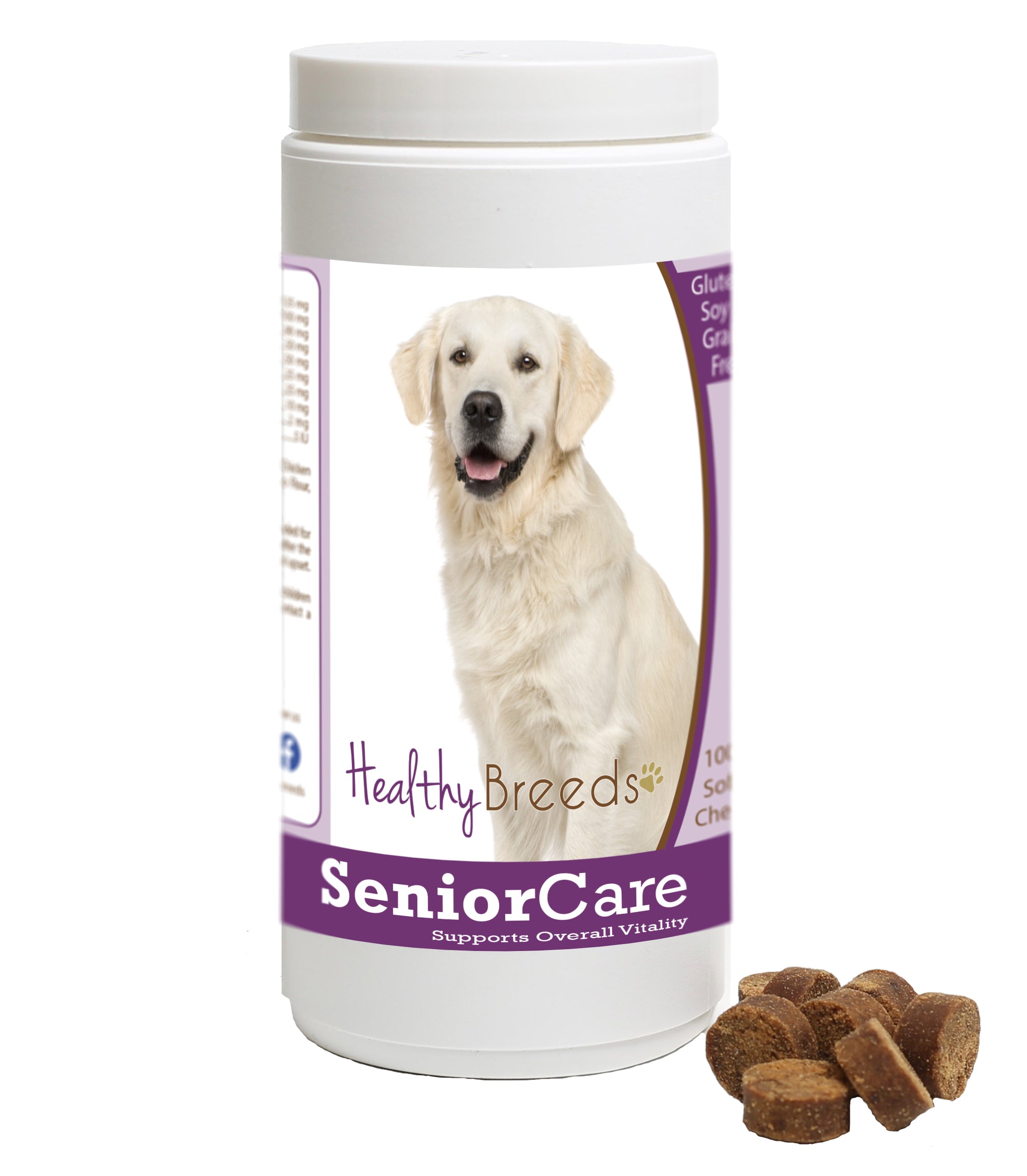 Healthy Breeds Golden Retriever Senior Dog Care Soft Chews 100 Count