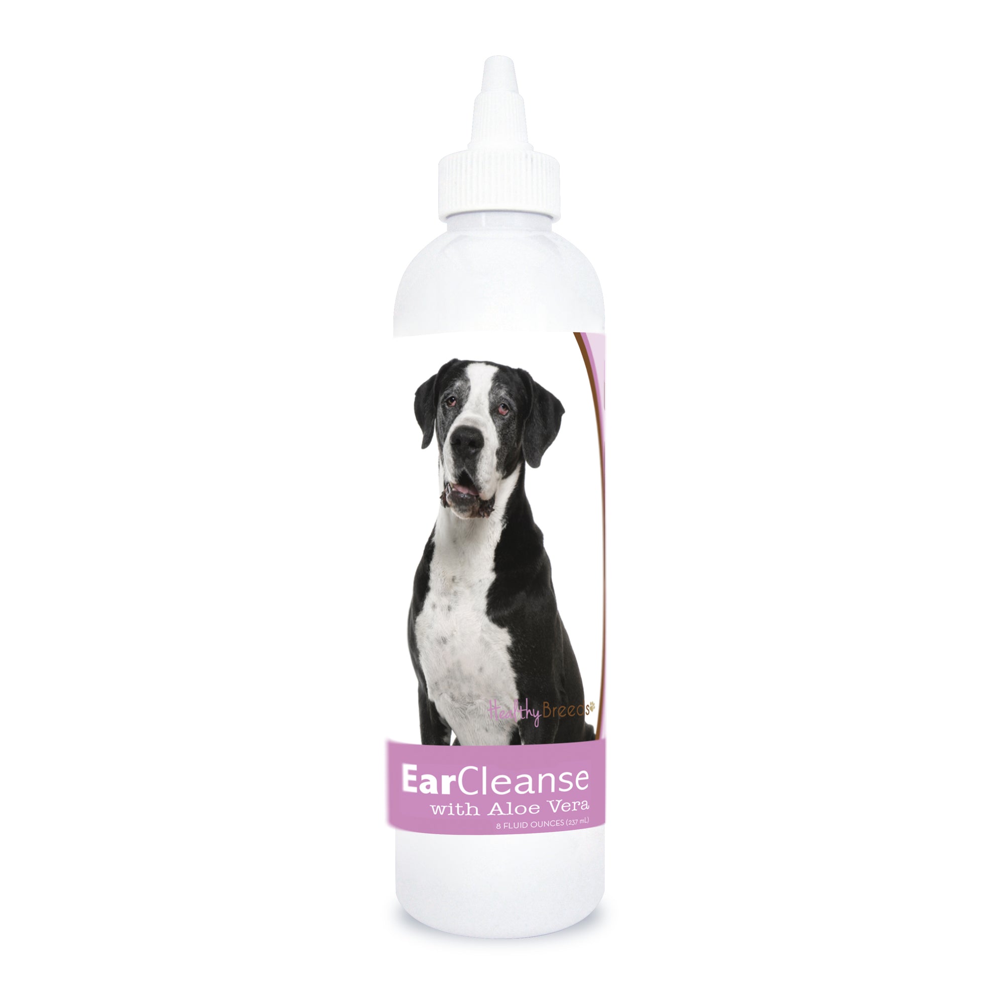 Healthy Breeds Great Dane Ear Cleanse with Aloe Vera Sweet Pea and Vanilla 8 oz