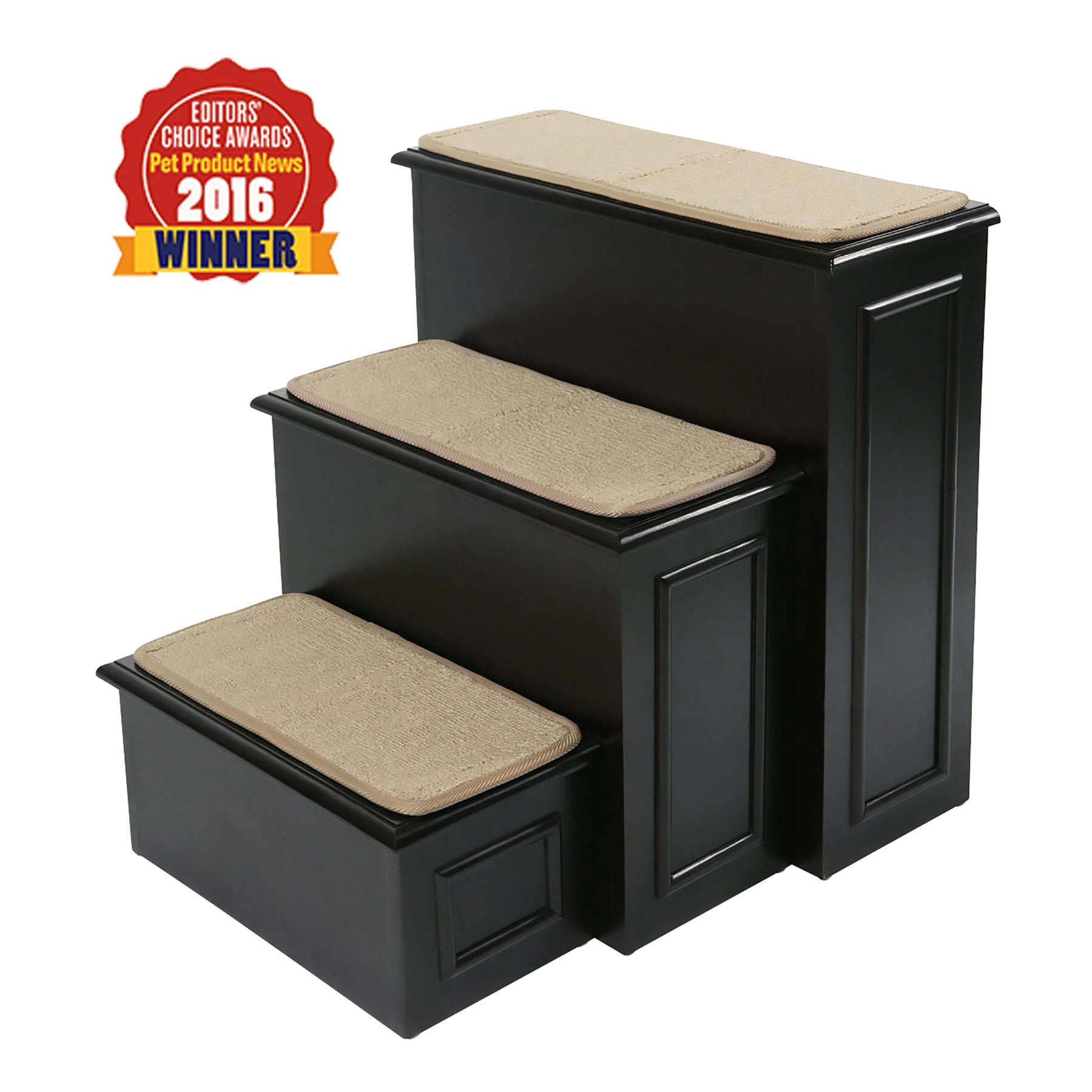 Gen7Pets Deluxe Espresso Wood 3-Step Conversion Steps