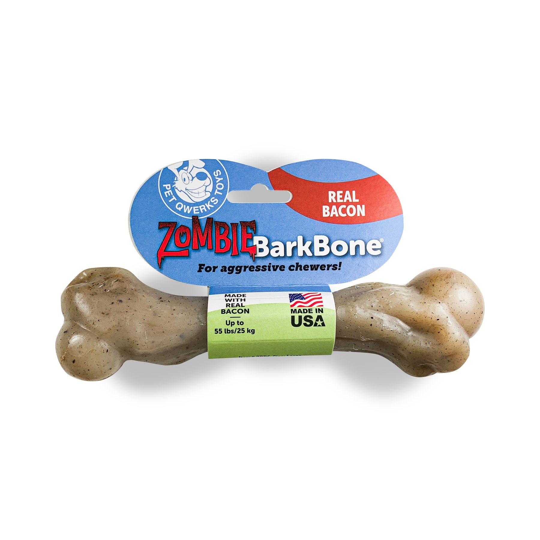 Pet Qwerks Zombie Bacon BarkBone Dog Chew