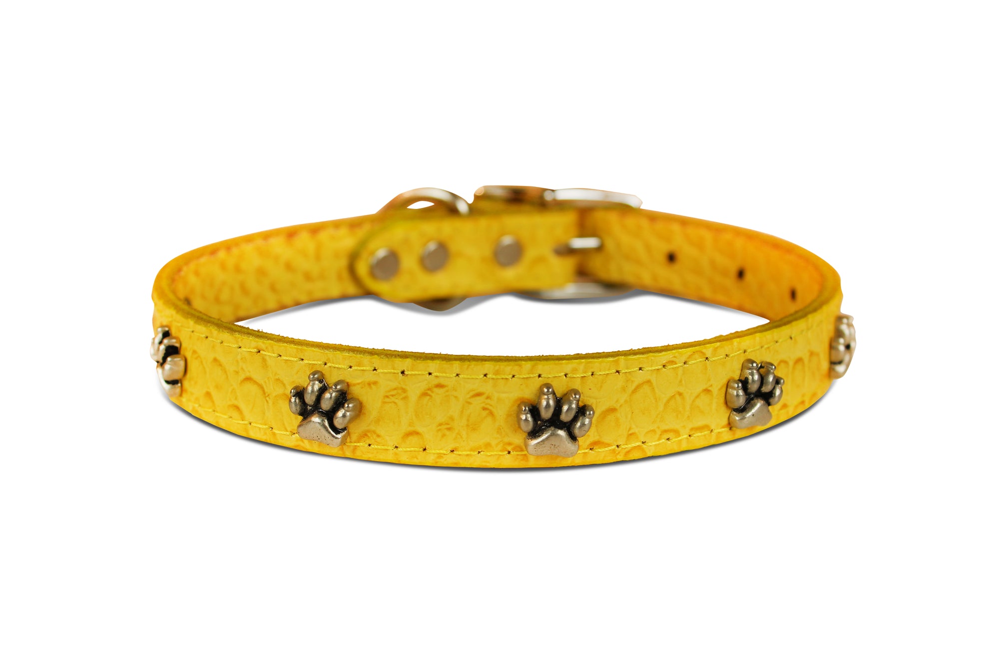 Faux Crocodile Collar - Paw